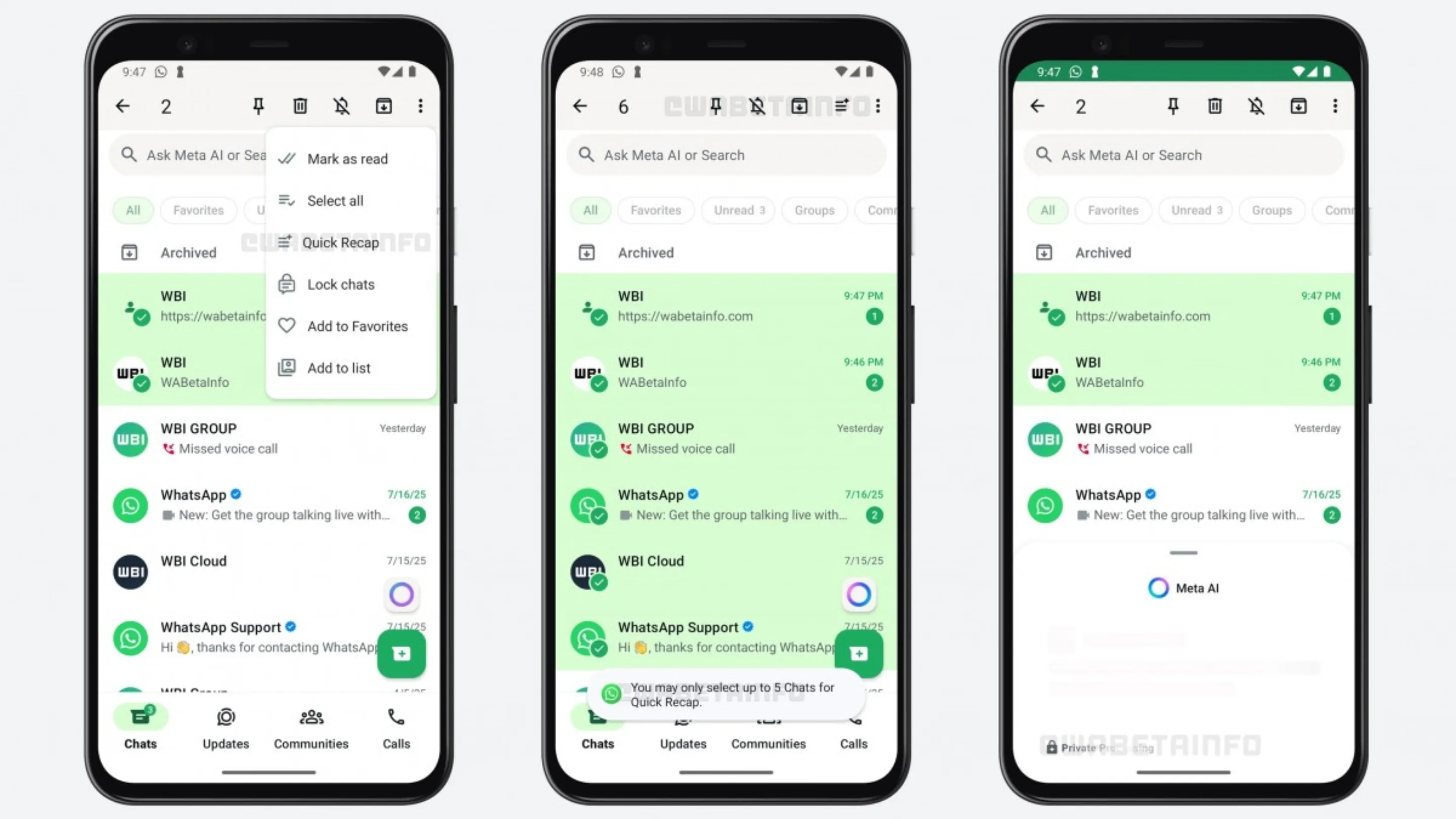 Resumo Rápido do WhatsApp