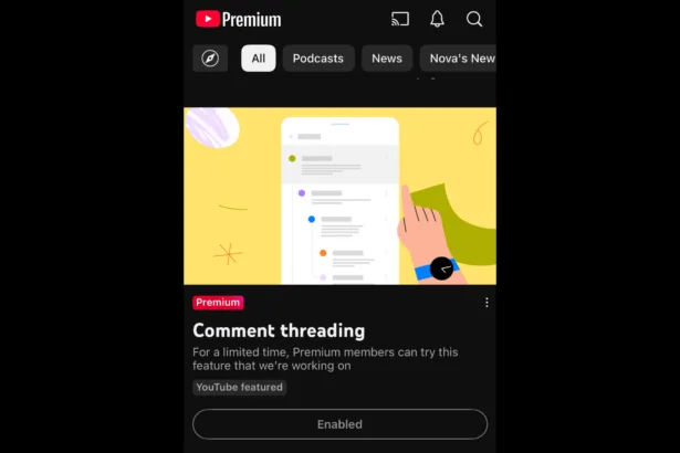 YouTube Comentários