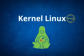 Imagem representando o Kernel Linux com destaque para atualizações de desempenho e segurança em VMs SEV