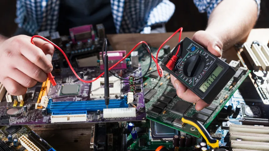 Arquitetura do Linux mostrando drivers, Kernel e interfaces de hardware