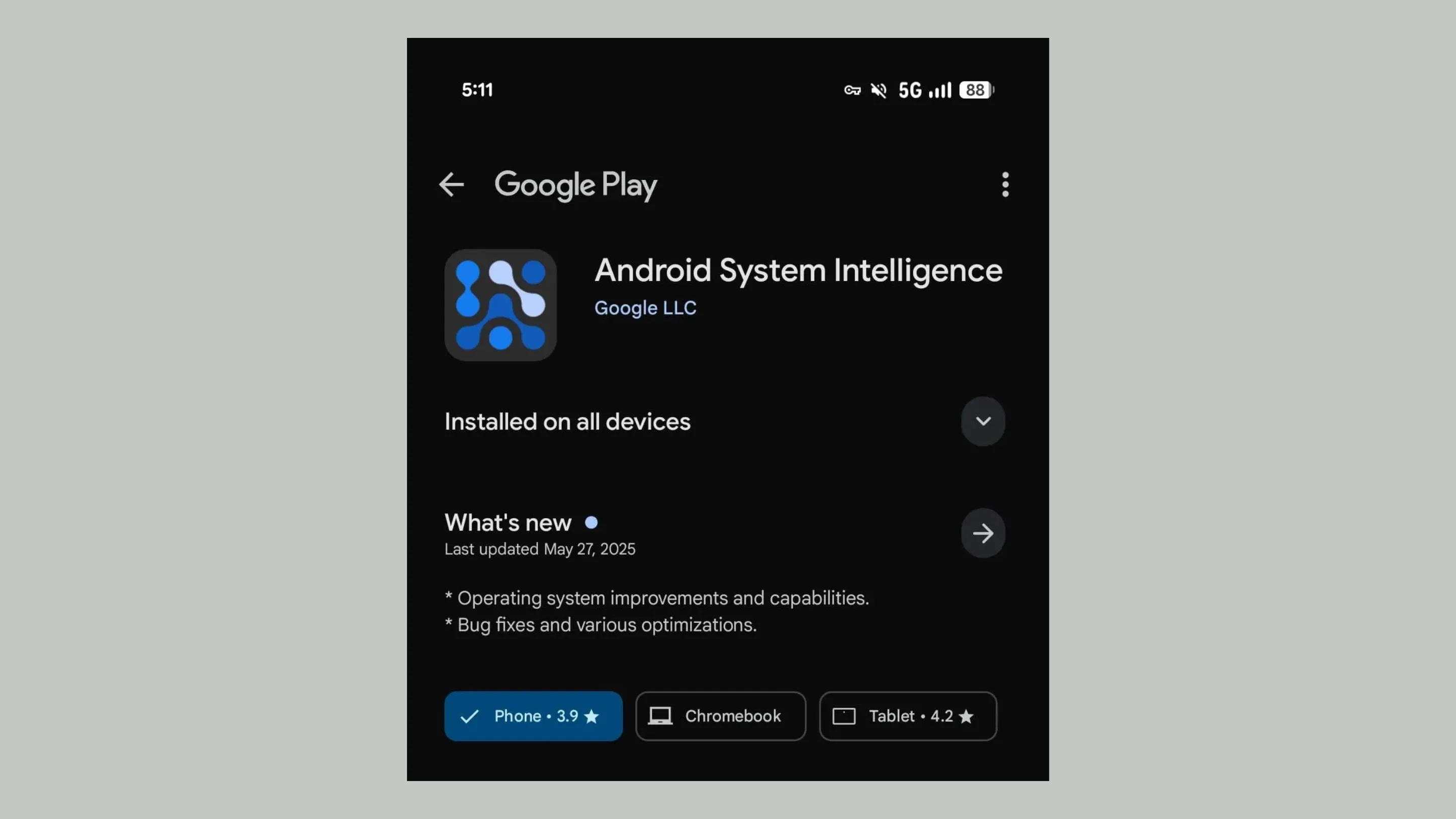 Atualizações Android