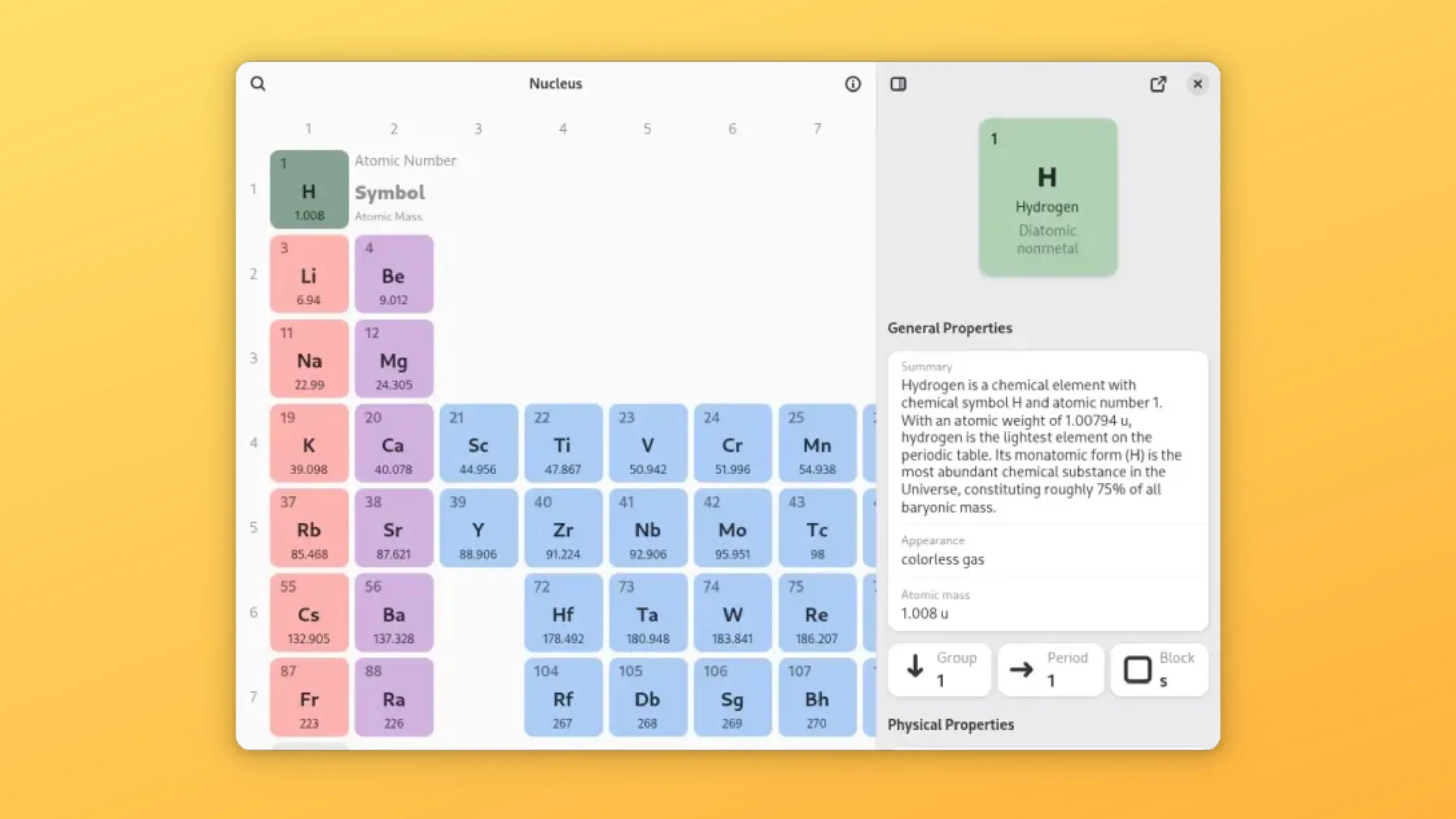 Imagem com a interface do Nucleus