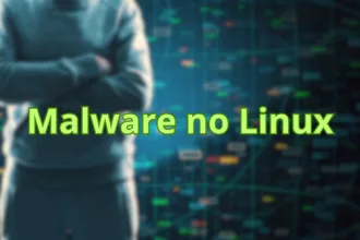 Técnicas visuais de remoção de malware Linux representadas por um painel de sistema seguro