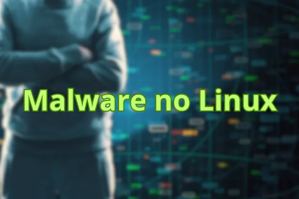 Técnicas visuais de remoção de malware Linux representadas por um painel de sistema seguro