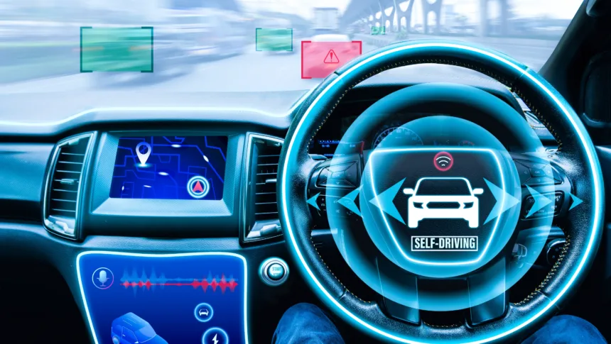 Painel de carro autônomo com sistema embarcado Linux