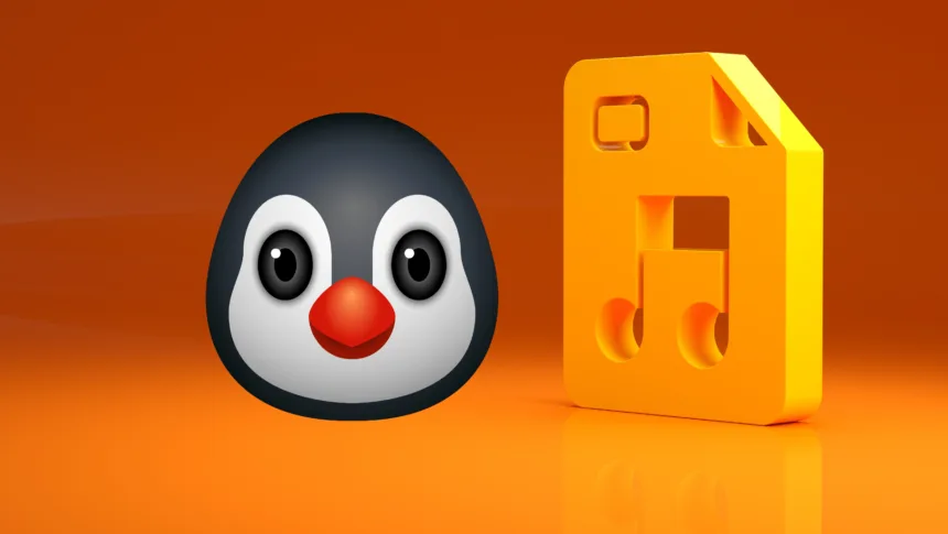 Terminal Linux tocando MP3 com MPV usando a linha de comando