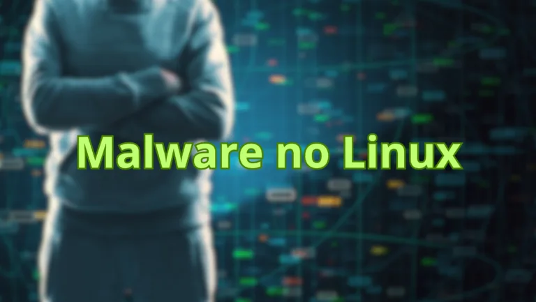 Técnicas visuais de remoção de malware Linux representadas por um painel de sistema seguro