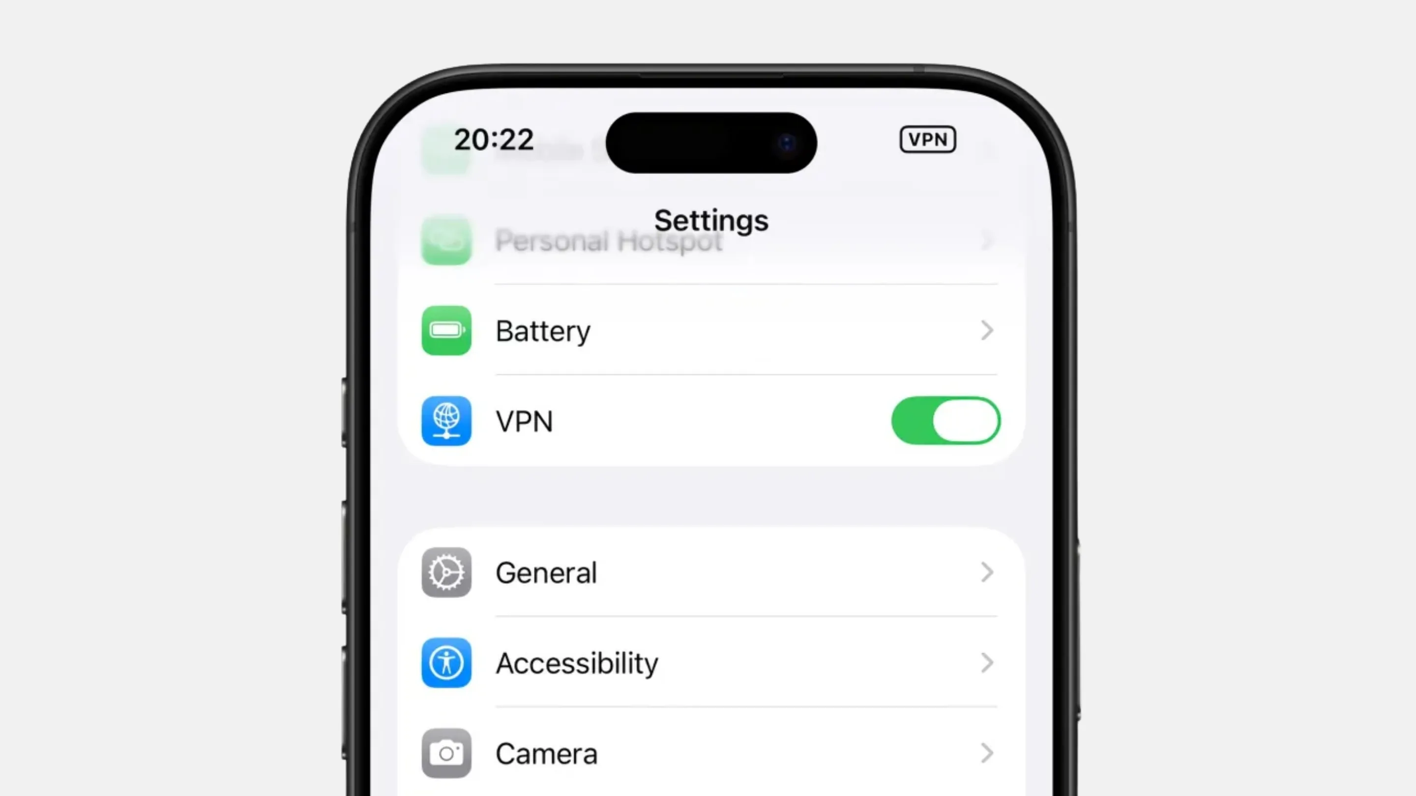 VPN no iPhone