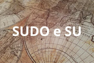Ilustração da criação do comando sudo em um ambiente universitário nos anos 80