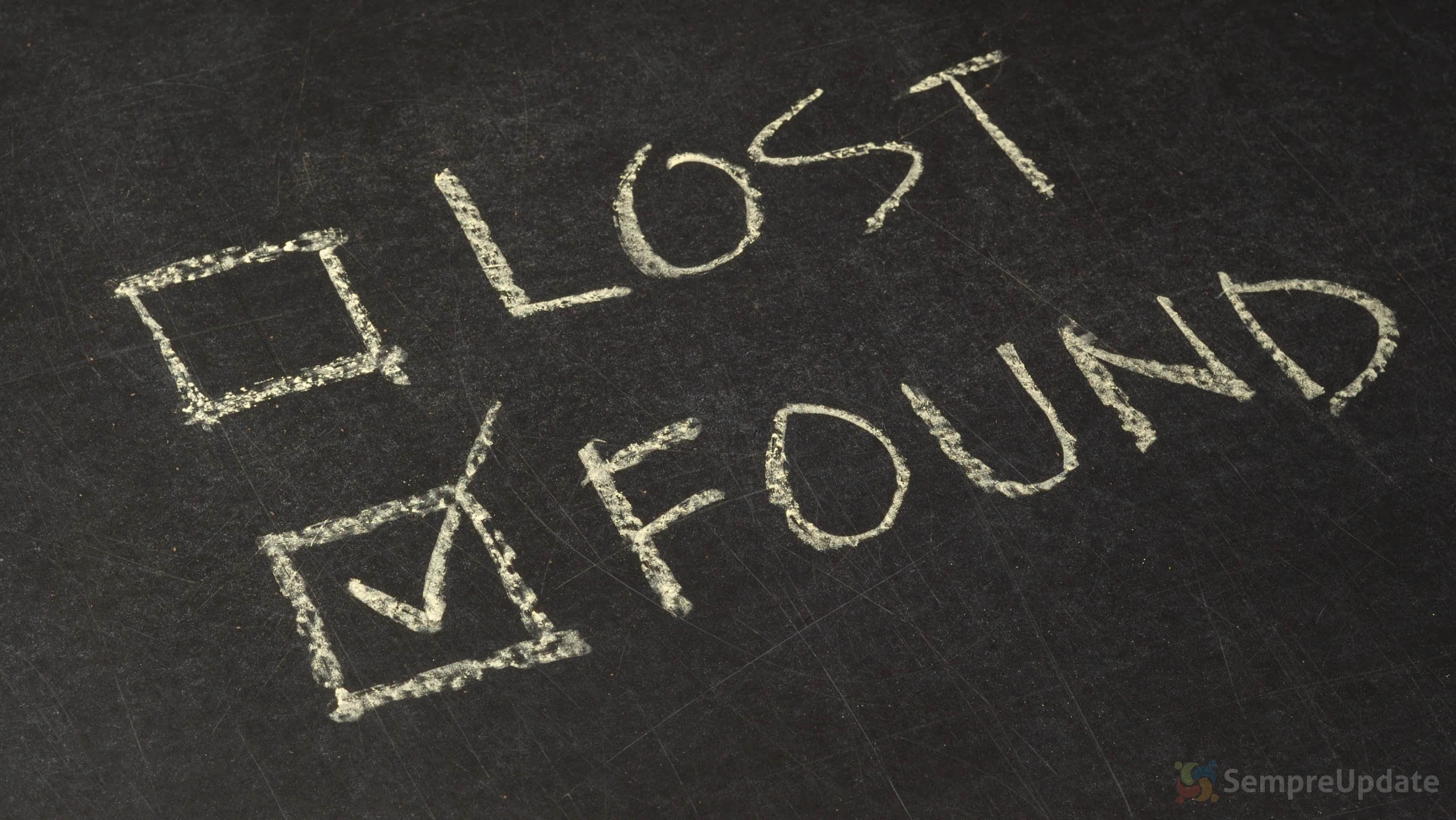 Ilustração conceitual da pasta /lost+found Linux com destaque para arquivos encontrados após falha no sistema de arquivos