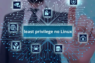Exemplo gráfico de escalonamento de privilégios bloqueado por SELinux – permissões Linux segurança