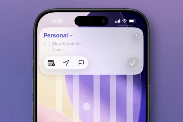 Lembretes iOS 26