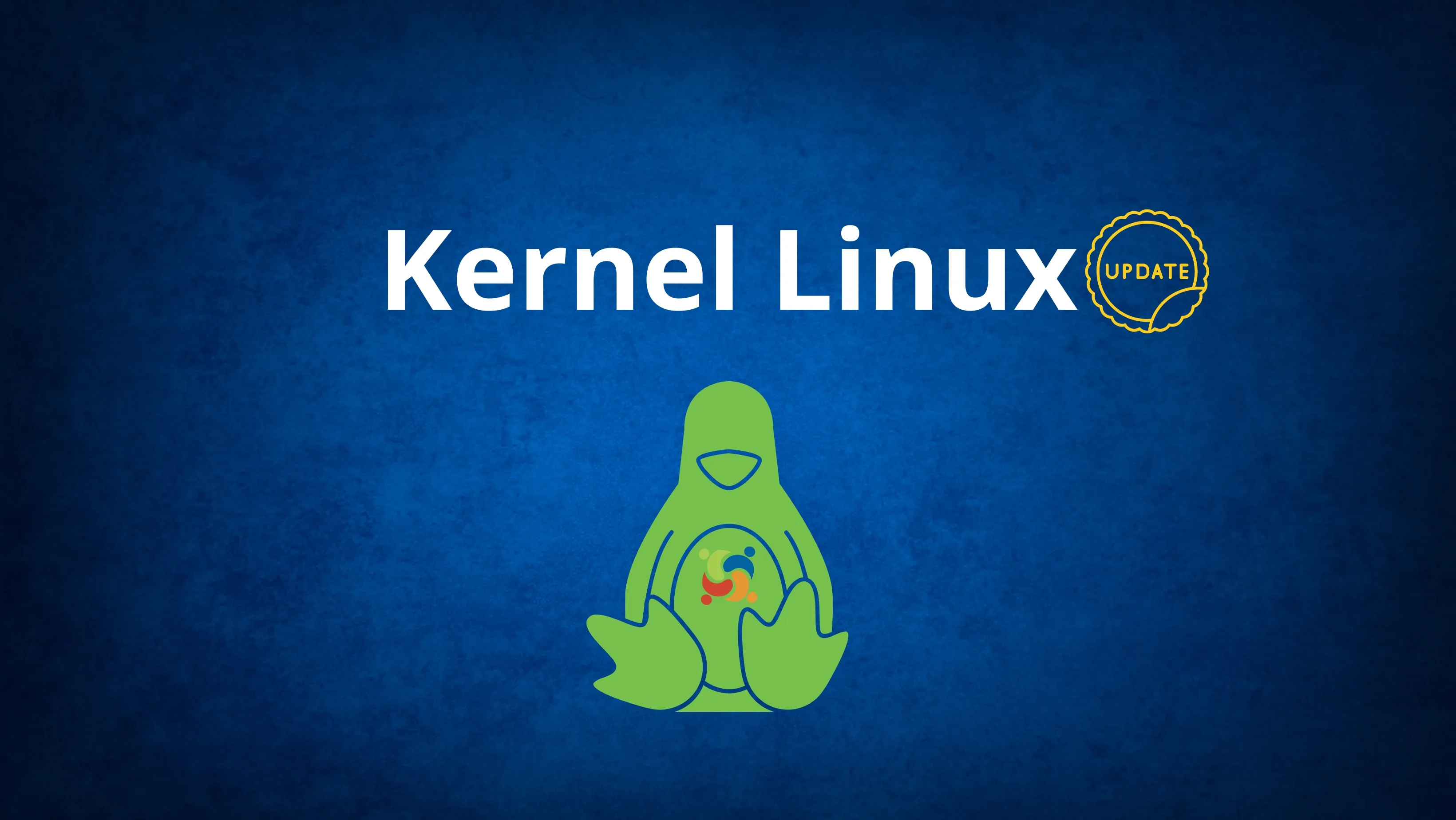 Imagem representando o Kernel Linux com destaque para atualizações de desempenho e segurança em VMs SEV