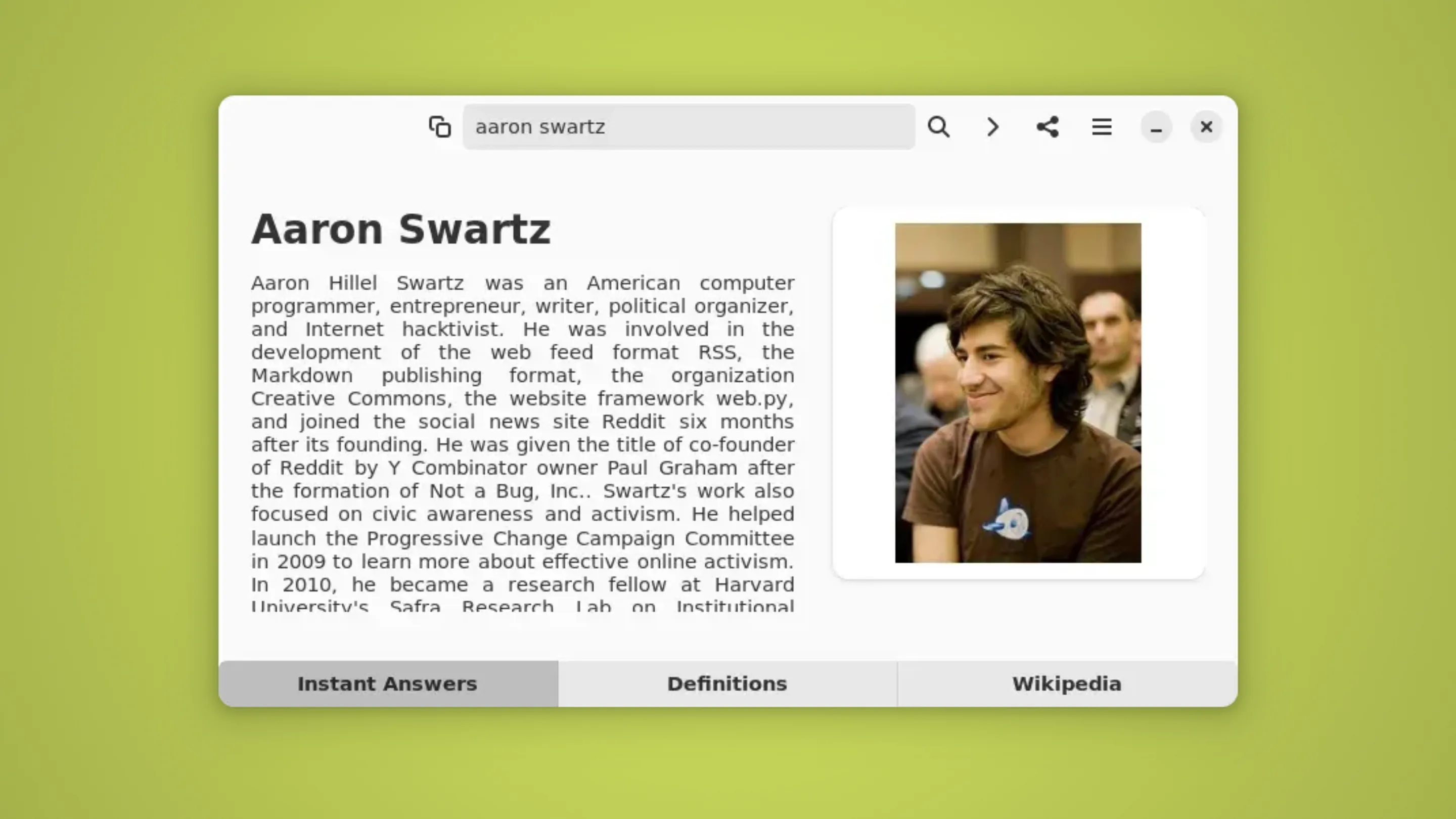 Imagem com a interface do Hypatia