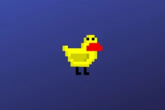 Imagem com a logomarca do Duckrun