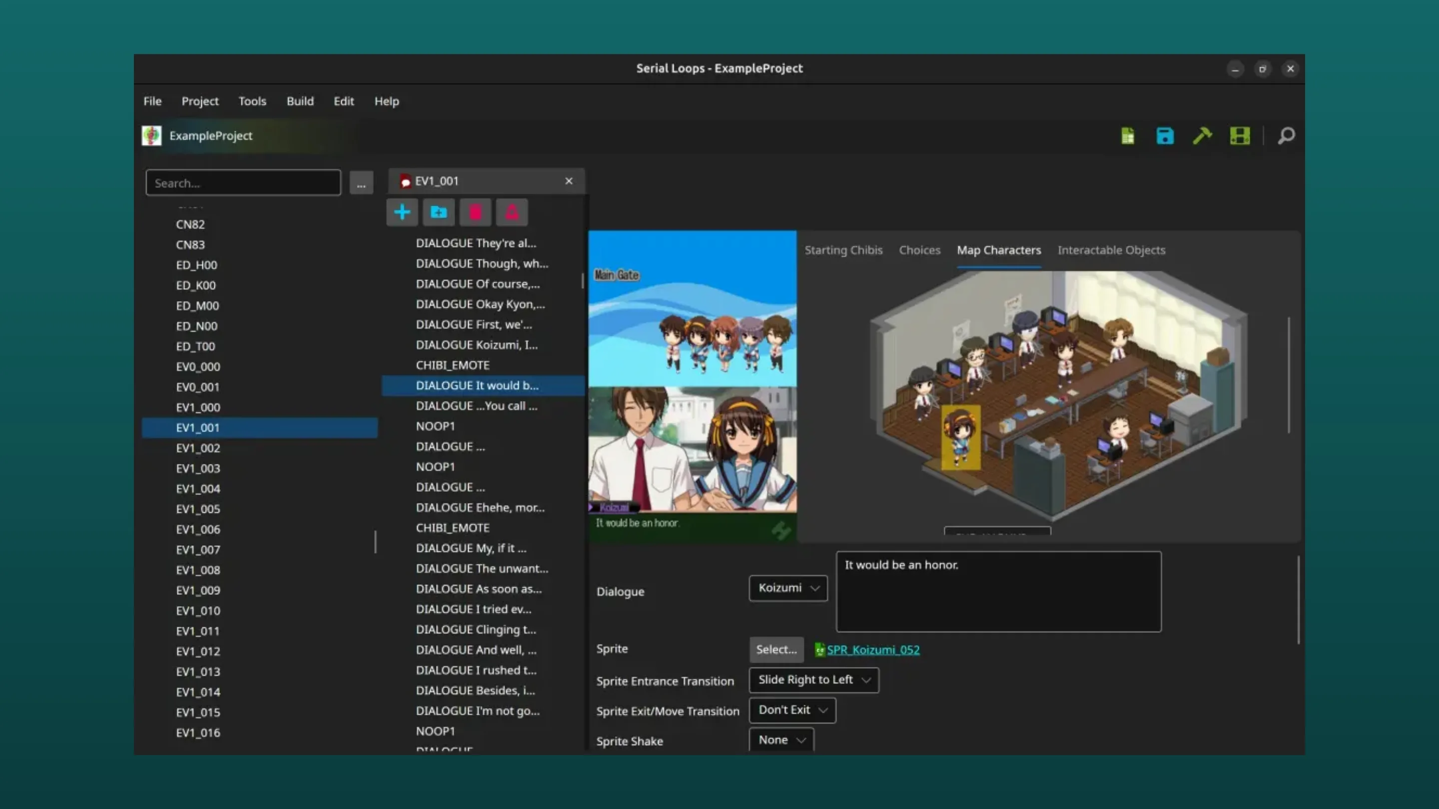 Imagem com a interface do Serial Loops
