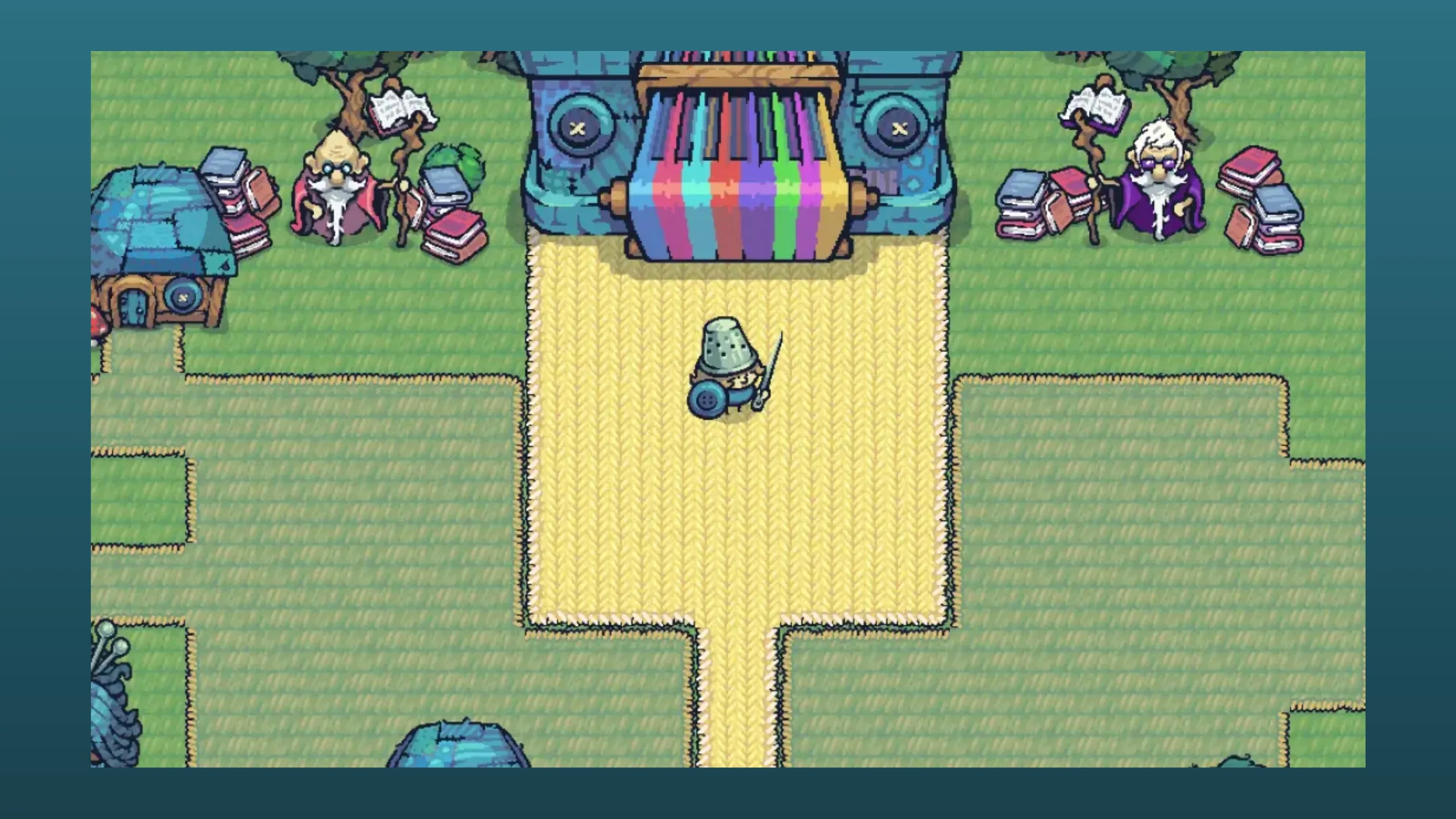 Imagem com a interface do Threadbare