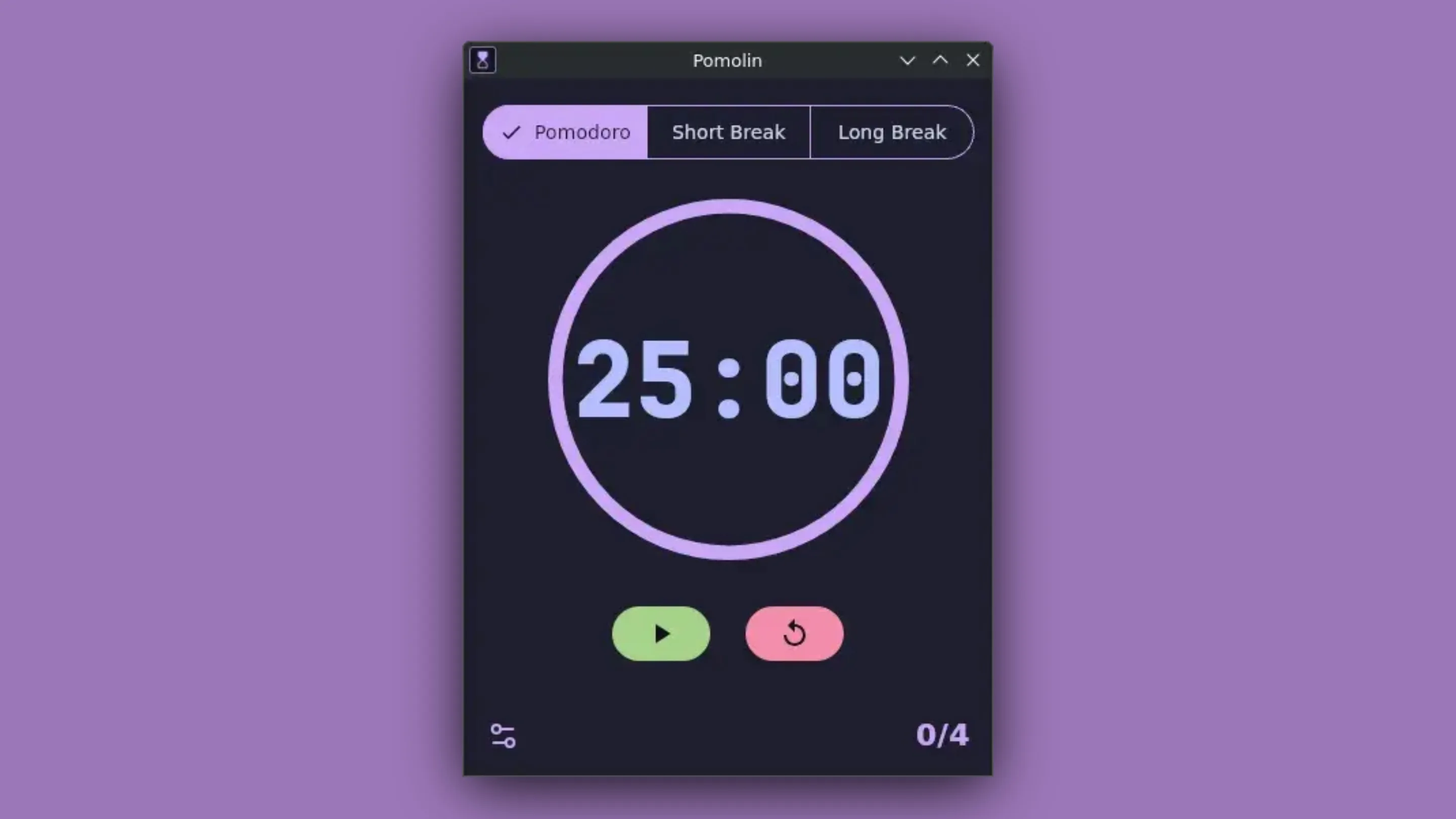 Imagem com a interface do Pomolin