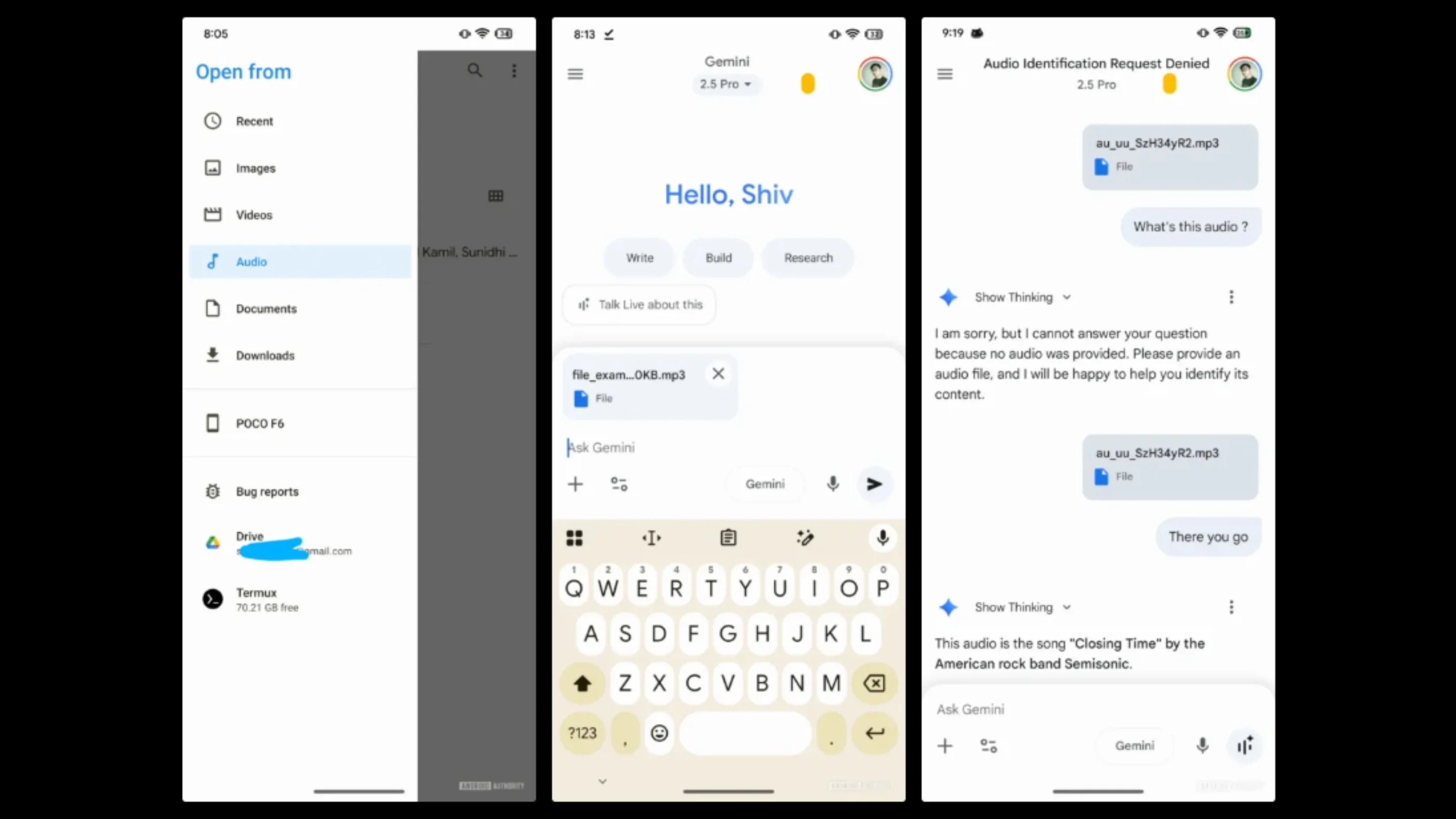 Gemini Android