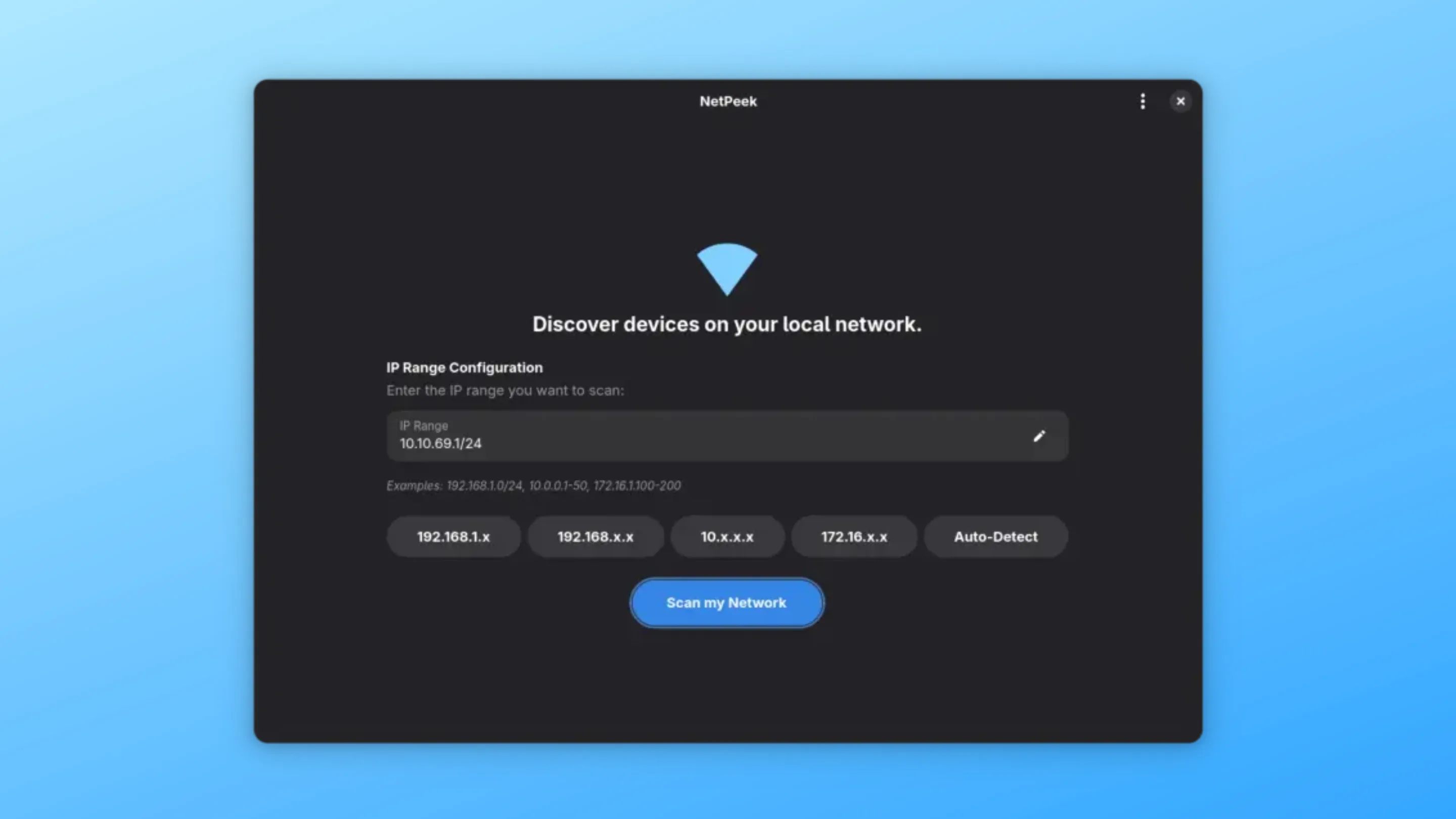 Imagem com a interface do Netpeek