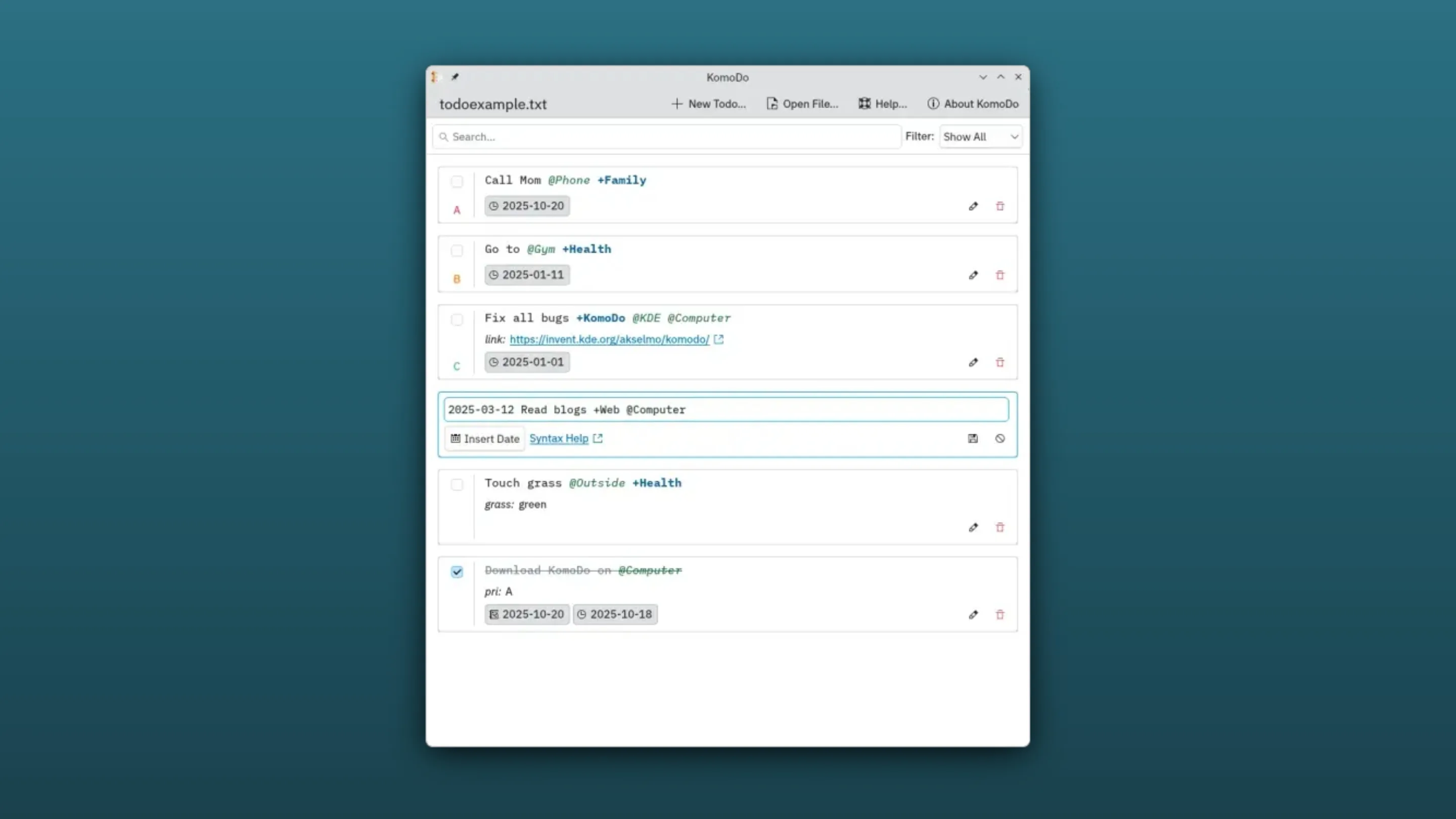 Imagem com a interface do KomoDo