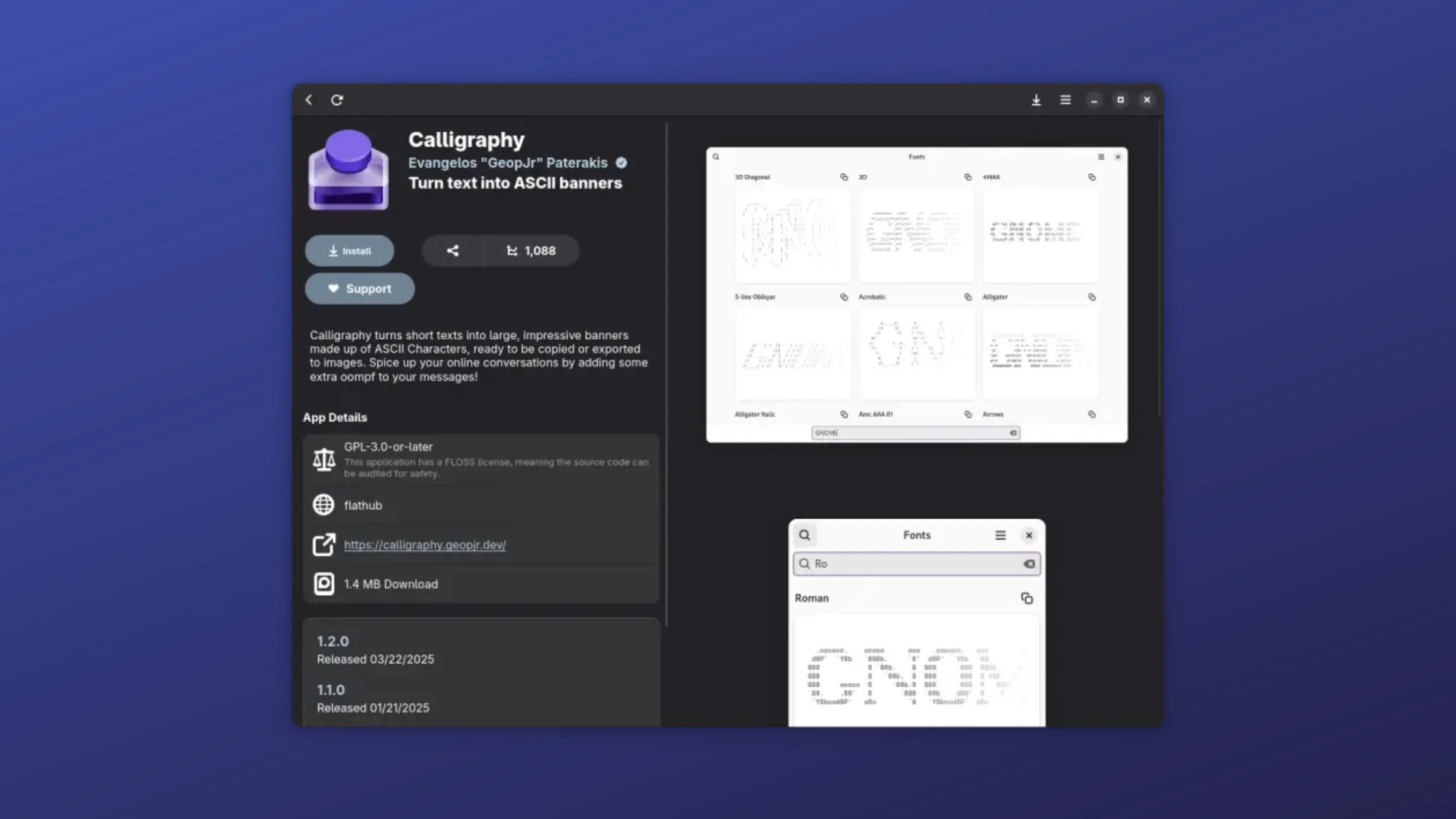 Imagem com a interface co Bazaar