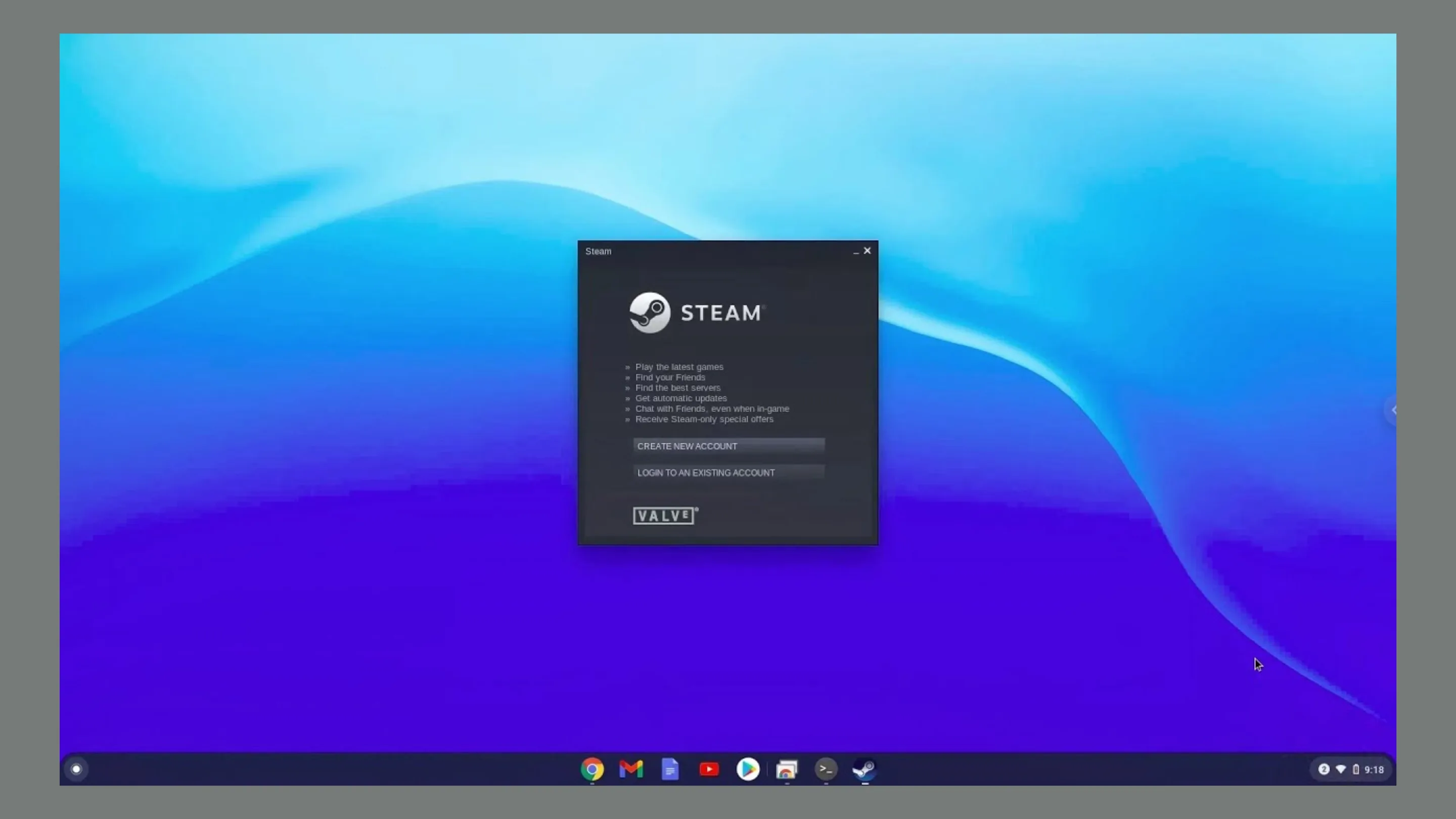 Steam Chromebook