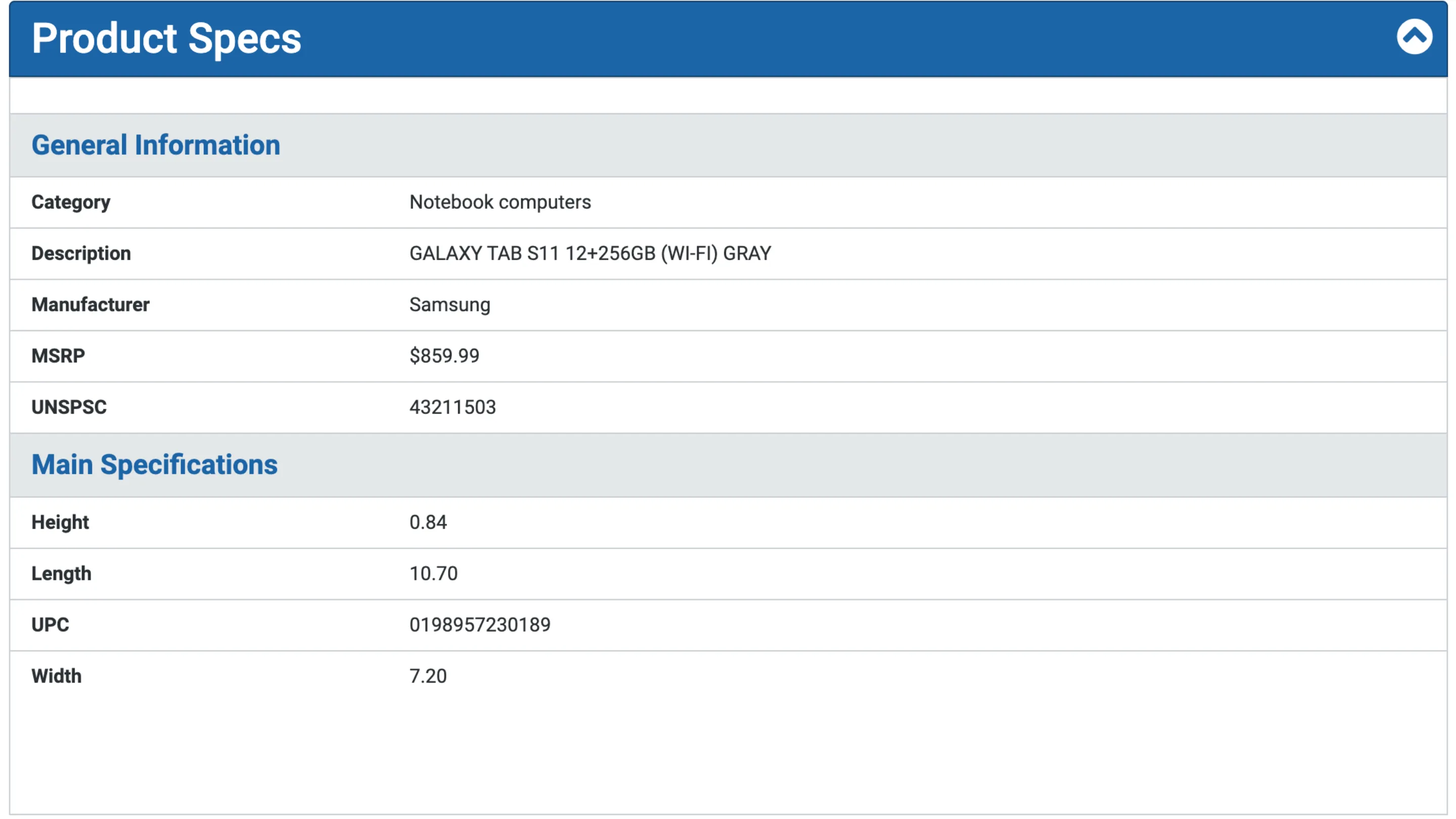 Galaxy Tab S11
