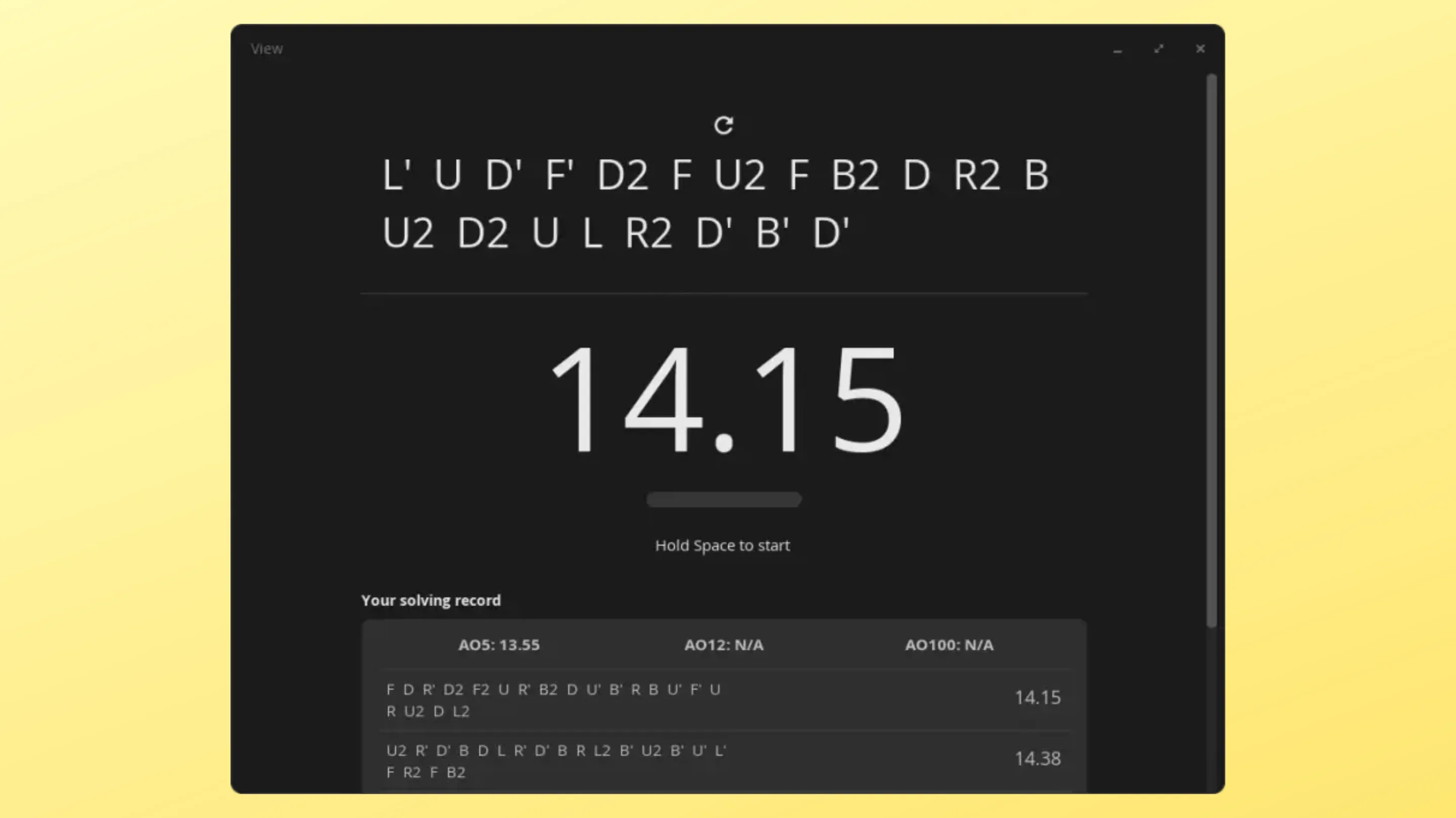 Imagem com a interface do Tesseract