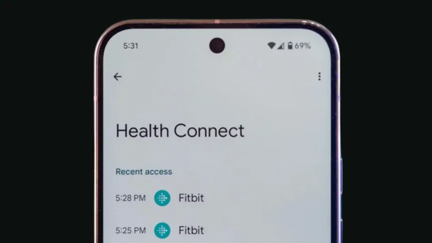 3EZYYSpF health connect rastreamento passos android