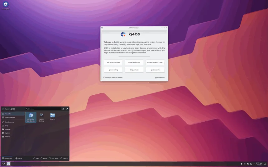 Q4OS 6.1 “Andromeda”