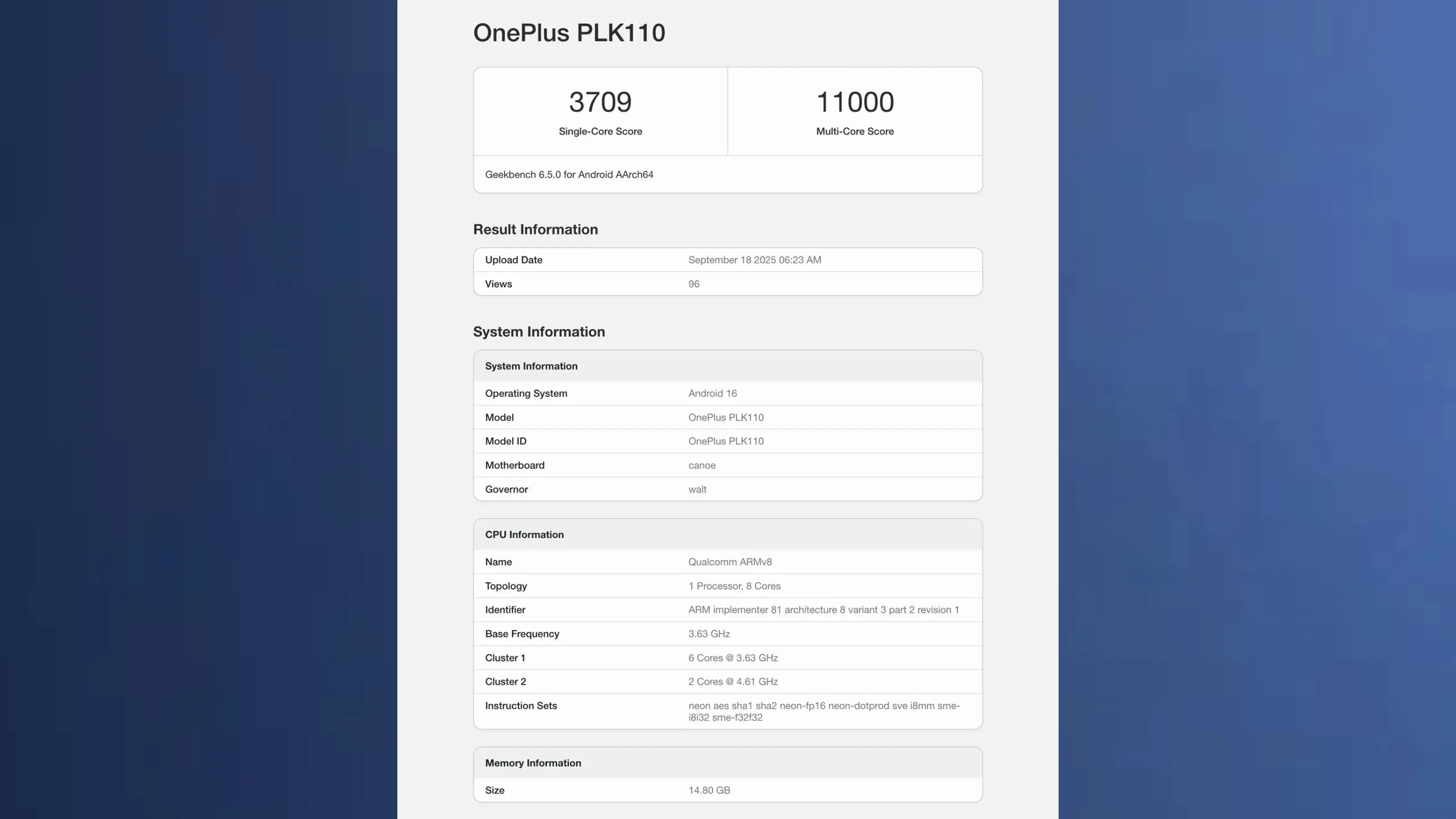 OnePlus 15 impressiona em benchmark com Snapdragon 8 Elite Gen 5 e desafia rivais 2 Snapdragon 8 Gen 5