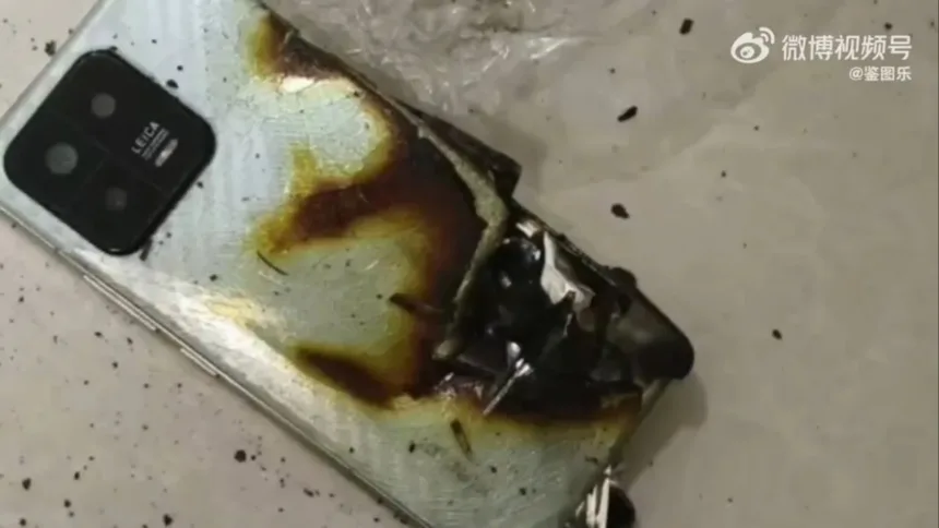Xiaomi 13 explode