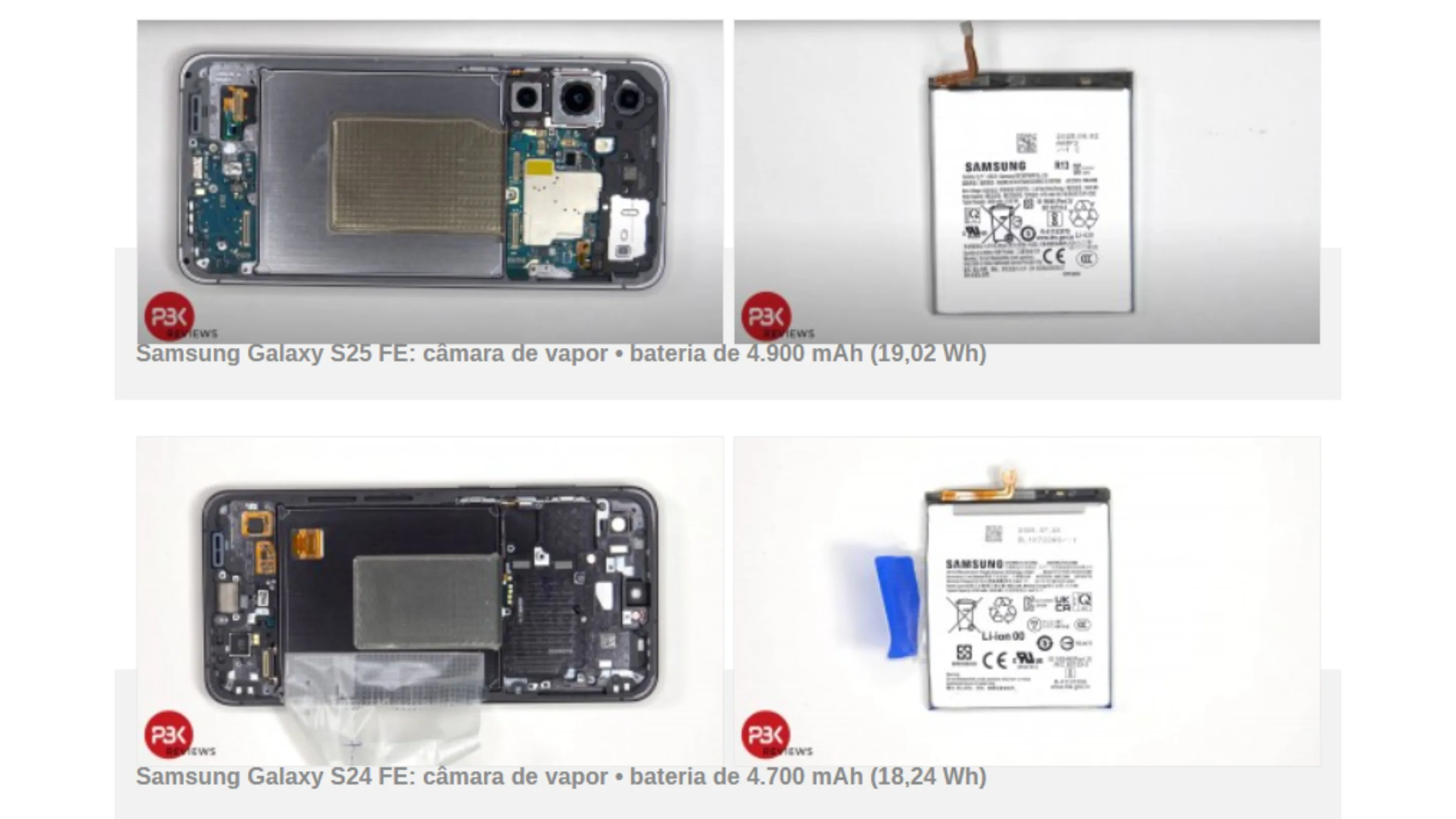 RA15Num1 galaxy s25 fe analise tecnica