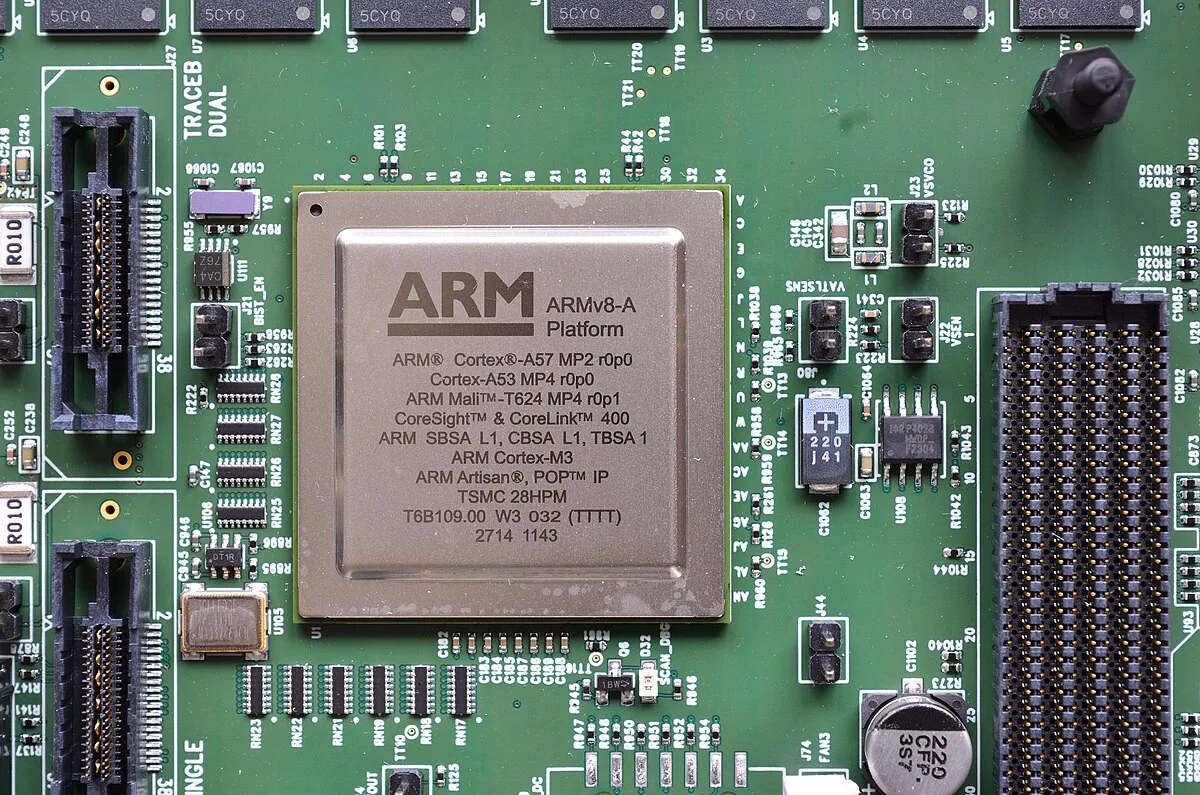Imagem do processador ARM Mali