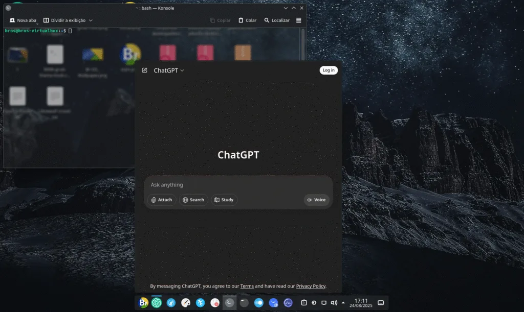 Br OS 13 ‘Dira’: Plasma 6 e o retorno do ChatGPT ao desktop