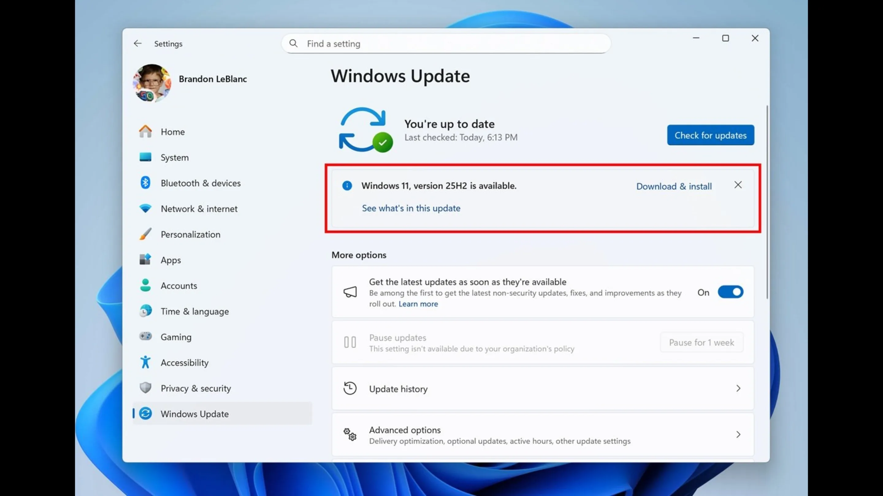 Windows 11 25h2