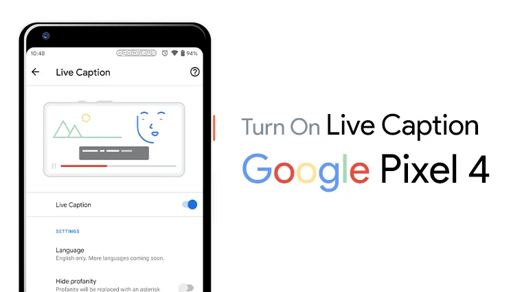 live caption pixel 4