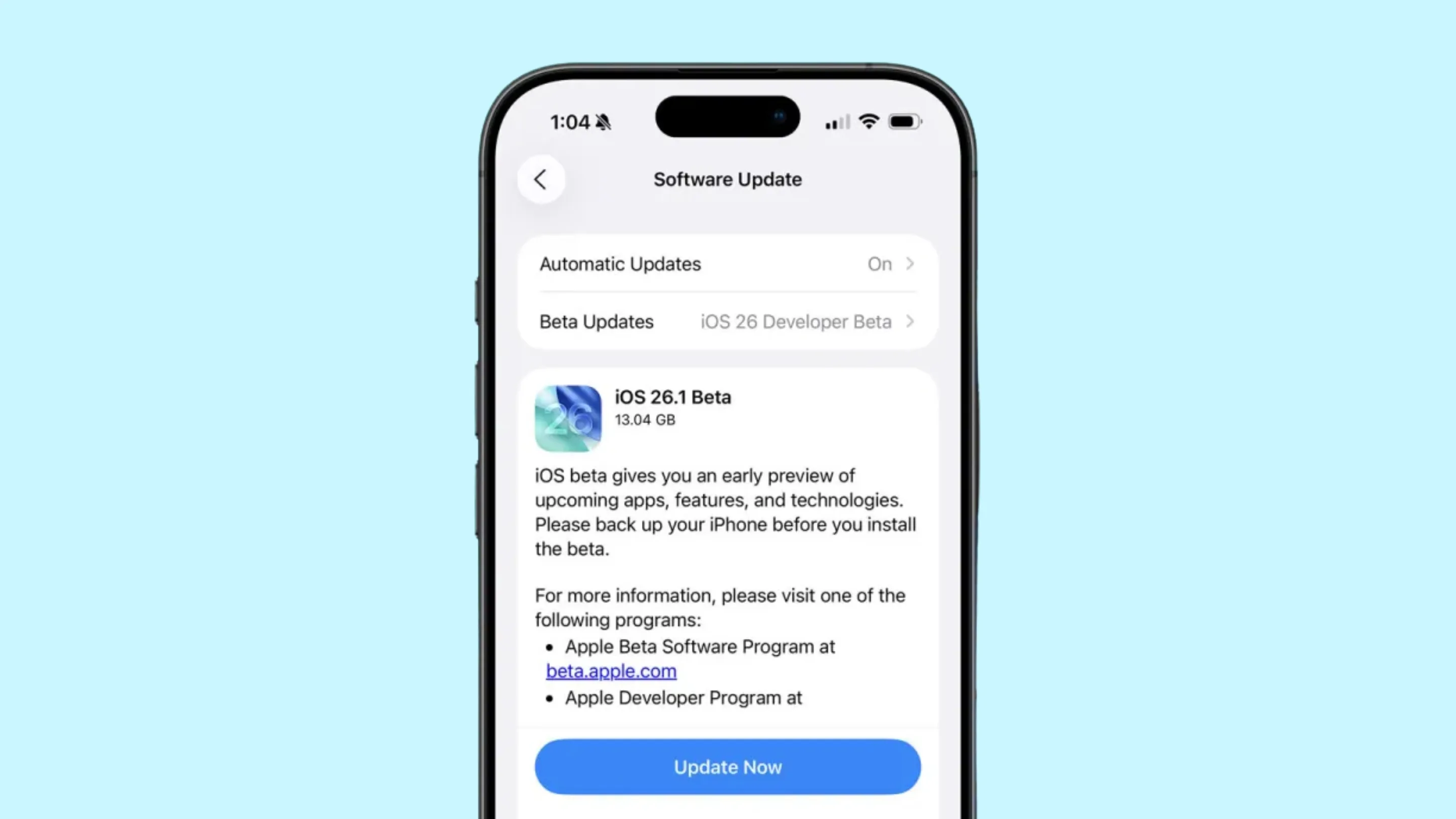 iOS 26.1