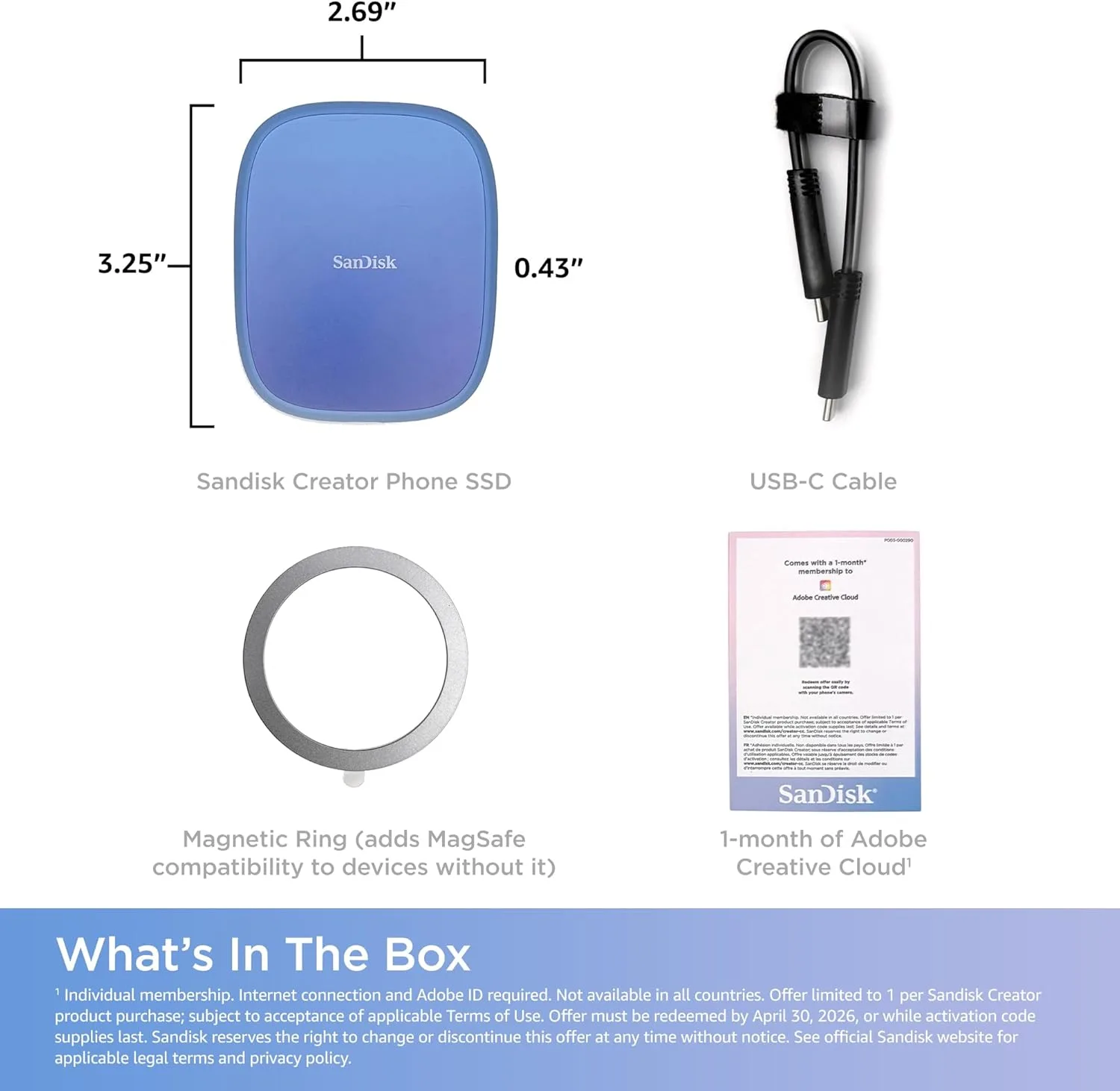 Sandisk lança no Brasil Creator Phone SSD, drive com MagSafe para gravar 4K ProRes no iPhone 2 0JE4u1xp image 1