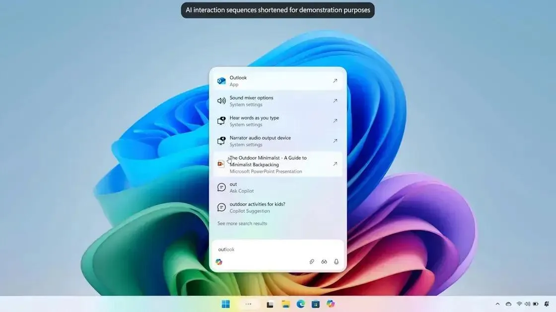 Microsoft oferece Ask Copilot como nova experiência de pesquisa no Windows 11