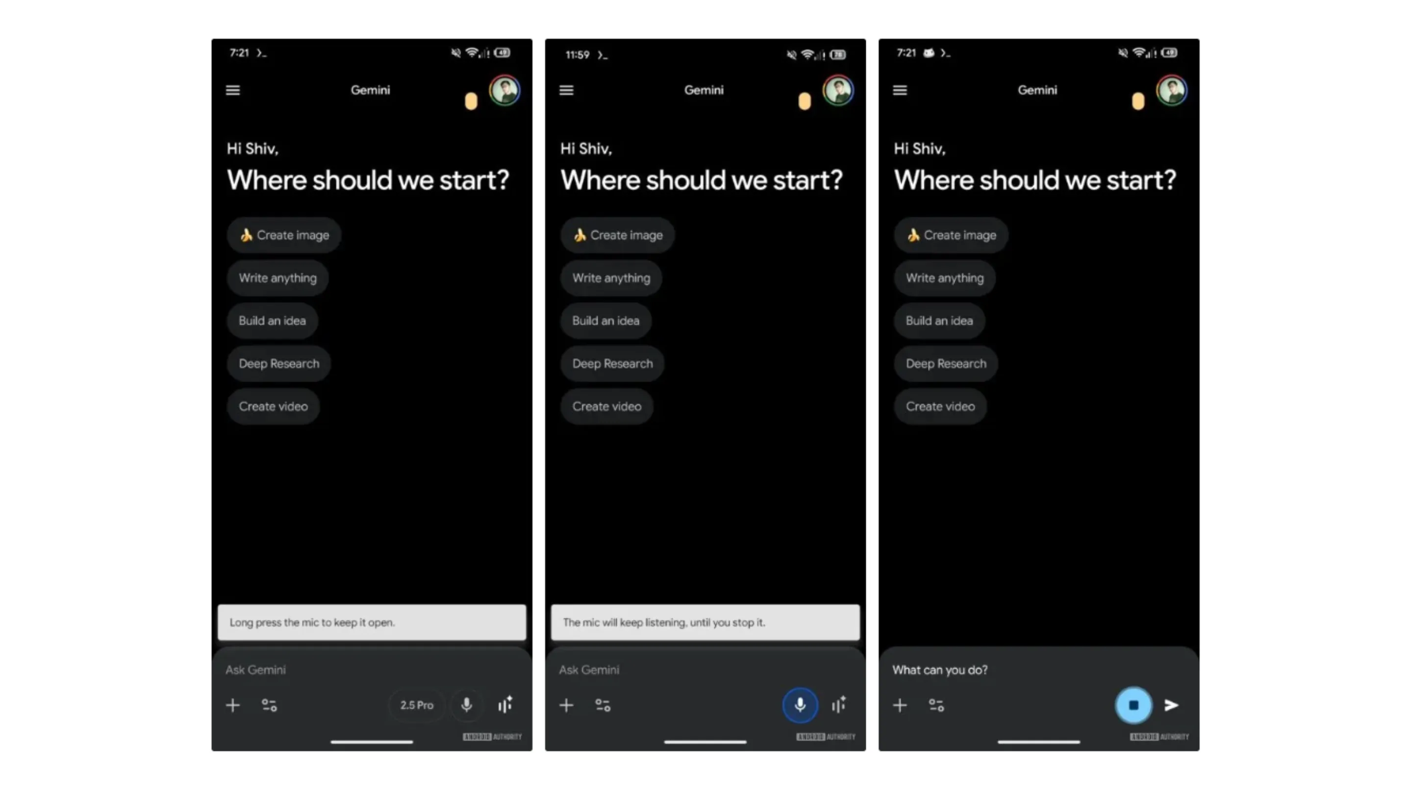 Google Gemini ganha trava de microfone para comandos longos 2 Gemini