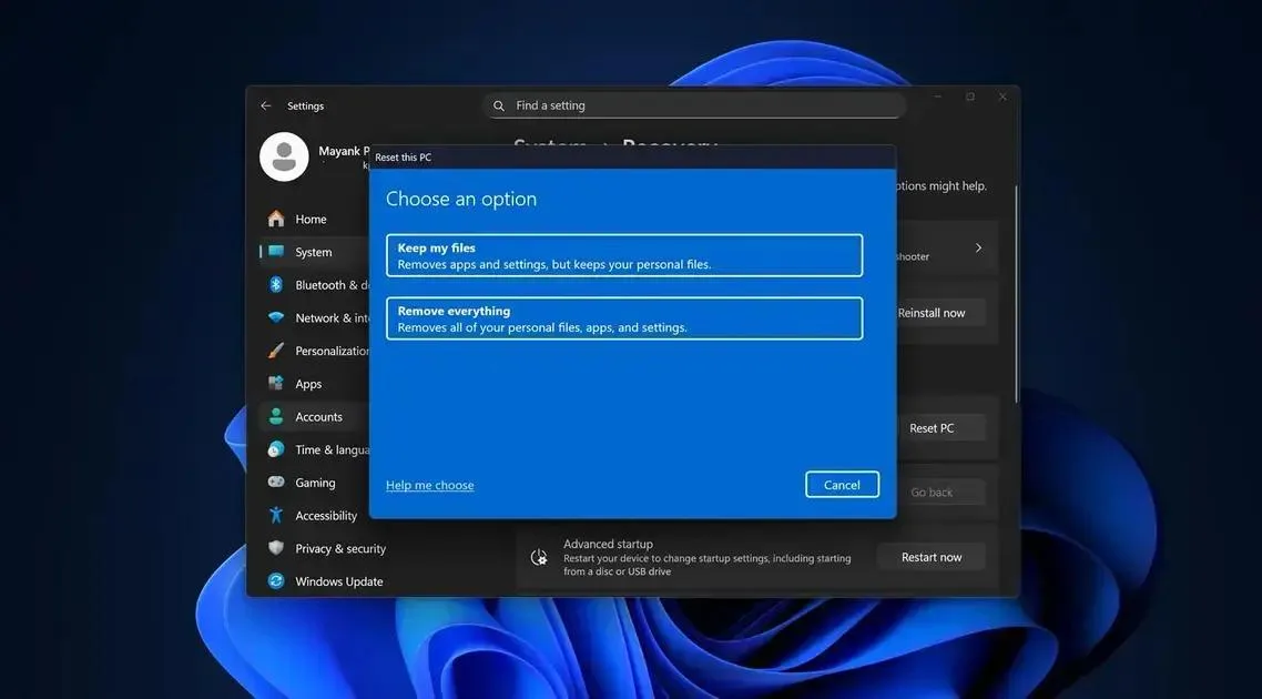 Problemas no WinRE do Windows 11 após atualização de outubro de 2025