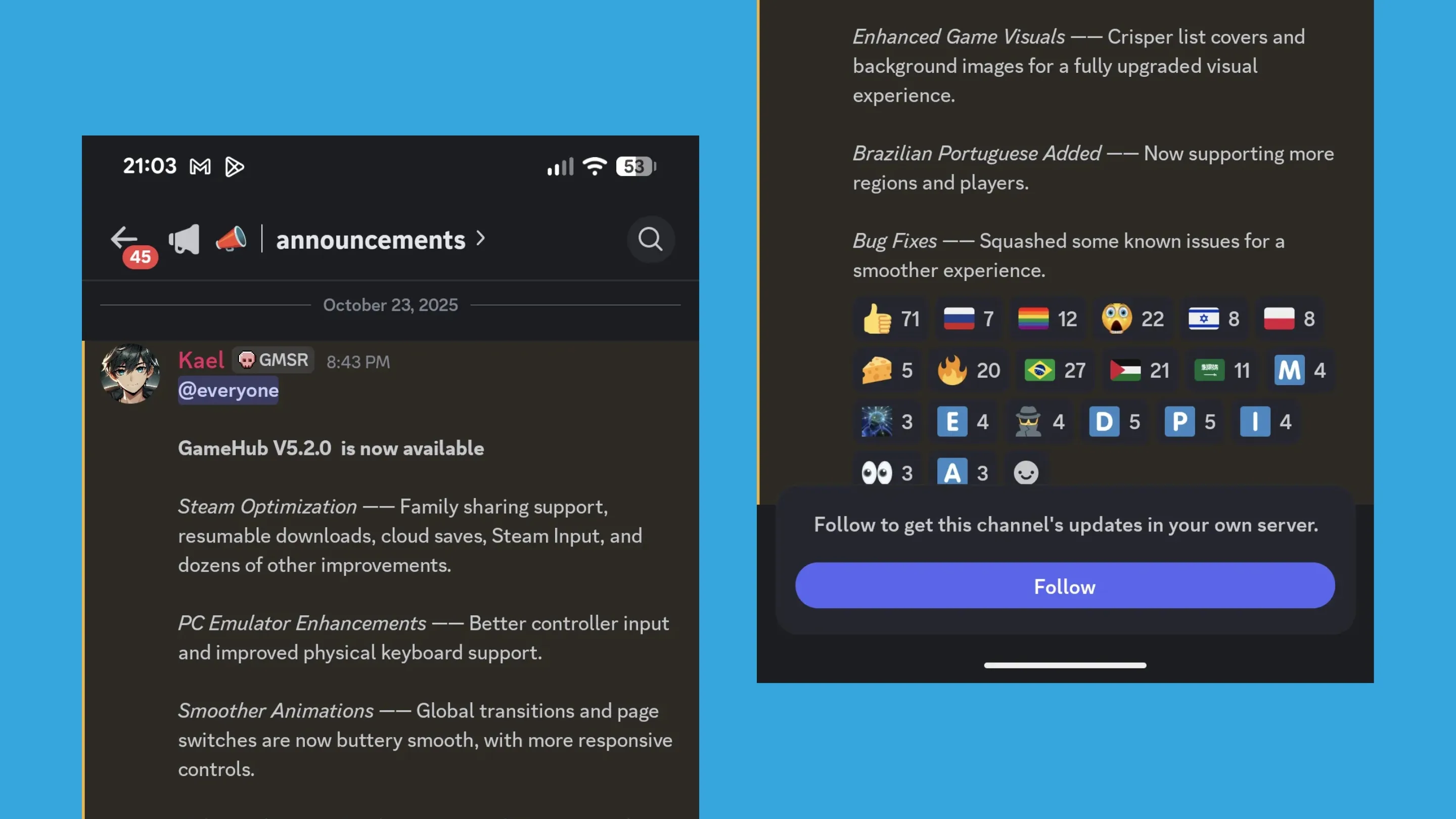 GameHub 5.2 é lançado com suporte ao Português do Brasil 2 Gamehub