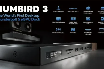 Humbird 3: O dock eGPU Thunderbolt 5 que você precisa conhecer