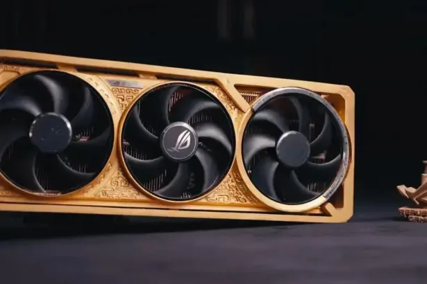 Como a placa de vídeo Asus ROG Astral RTX 5090D foi feita usando 5 kg de ouro