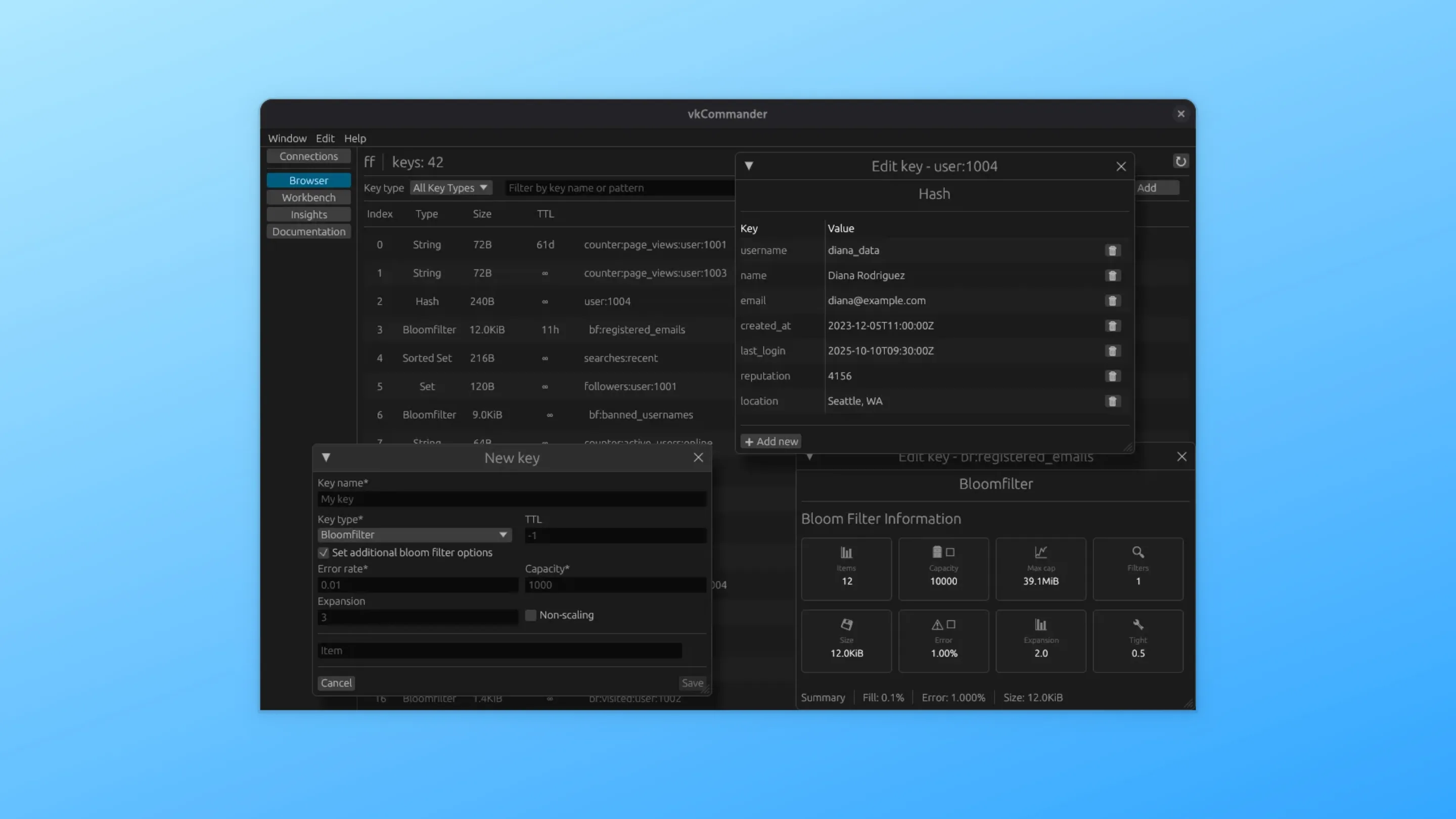 Instale o vkCommander, um um gerenciador de arquivos de duas janelas, no Ubuntu, Fedora, Debian e outras distribuições Linux com Flatpak 2 Imagem cm a interface do vkCommander