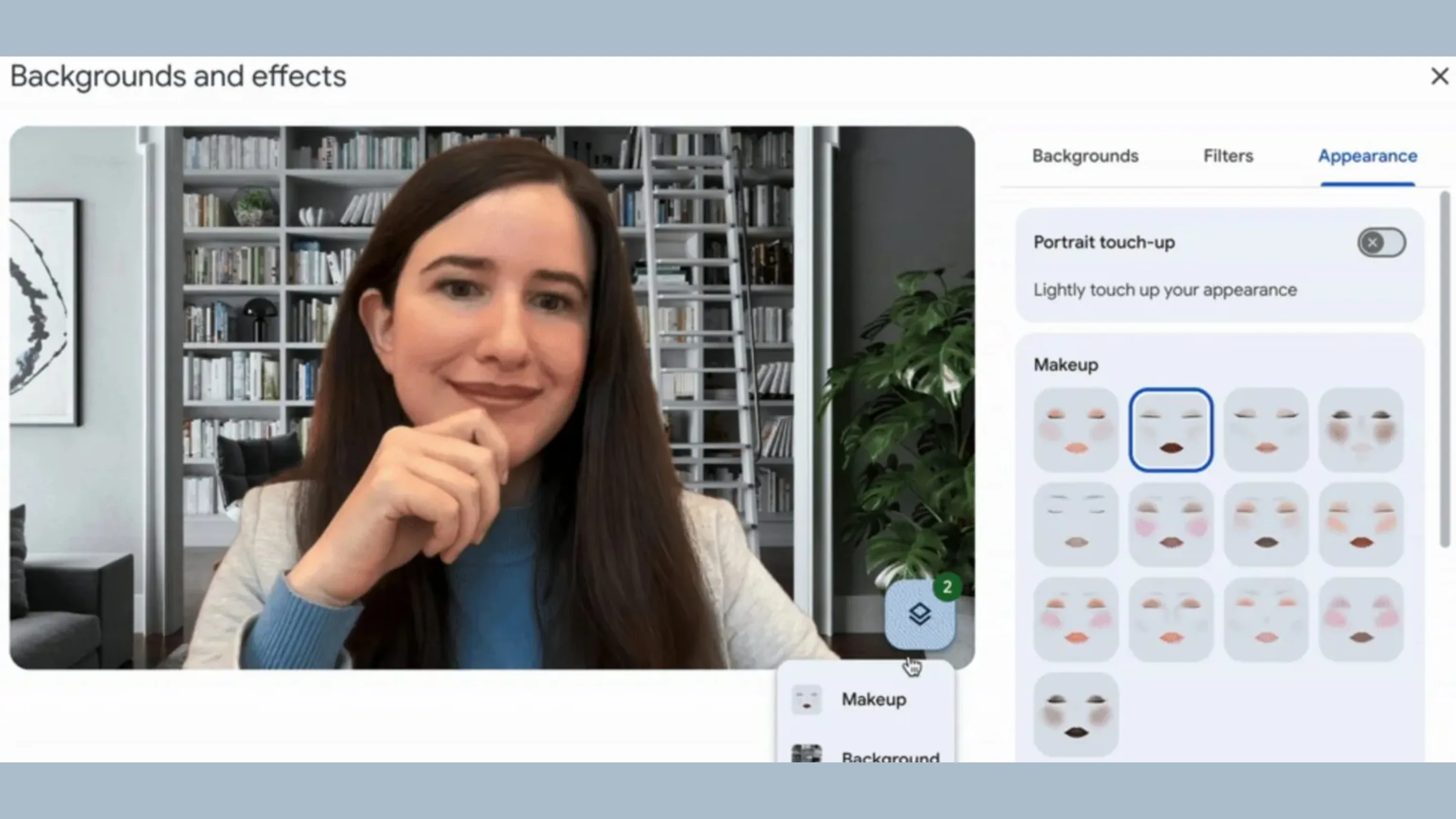 Maquiagem com IA no Google Meet: Como ativar e usar o novo recurso 2 Maquiagem IA