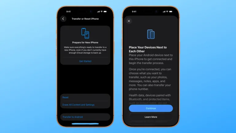 apple appmigrationkit migrar dados ios android 2