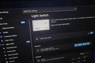 Problemas no Windows 11: A mudança automática de tema do PowerToys